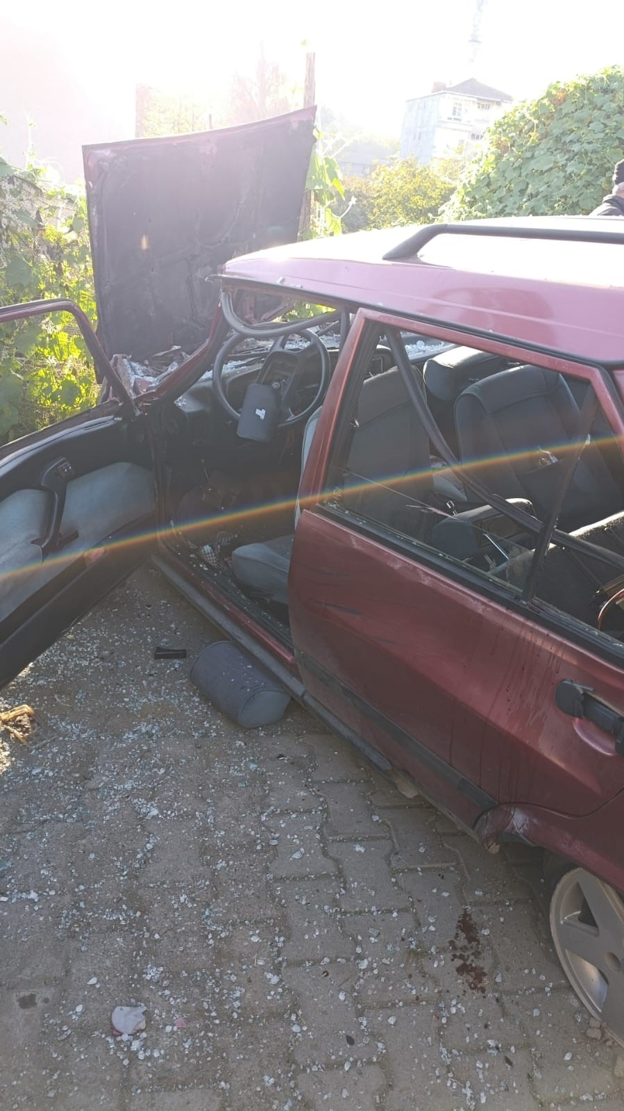 Kaldırımda Yürüyen Babaanne Ve Iki Torununu Biçti Kazanın Şok Anı Güvenlik Kamerasında (2)