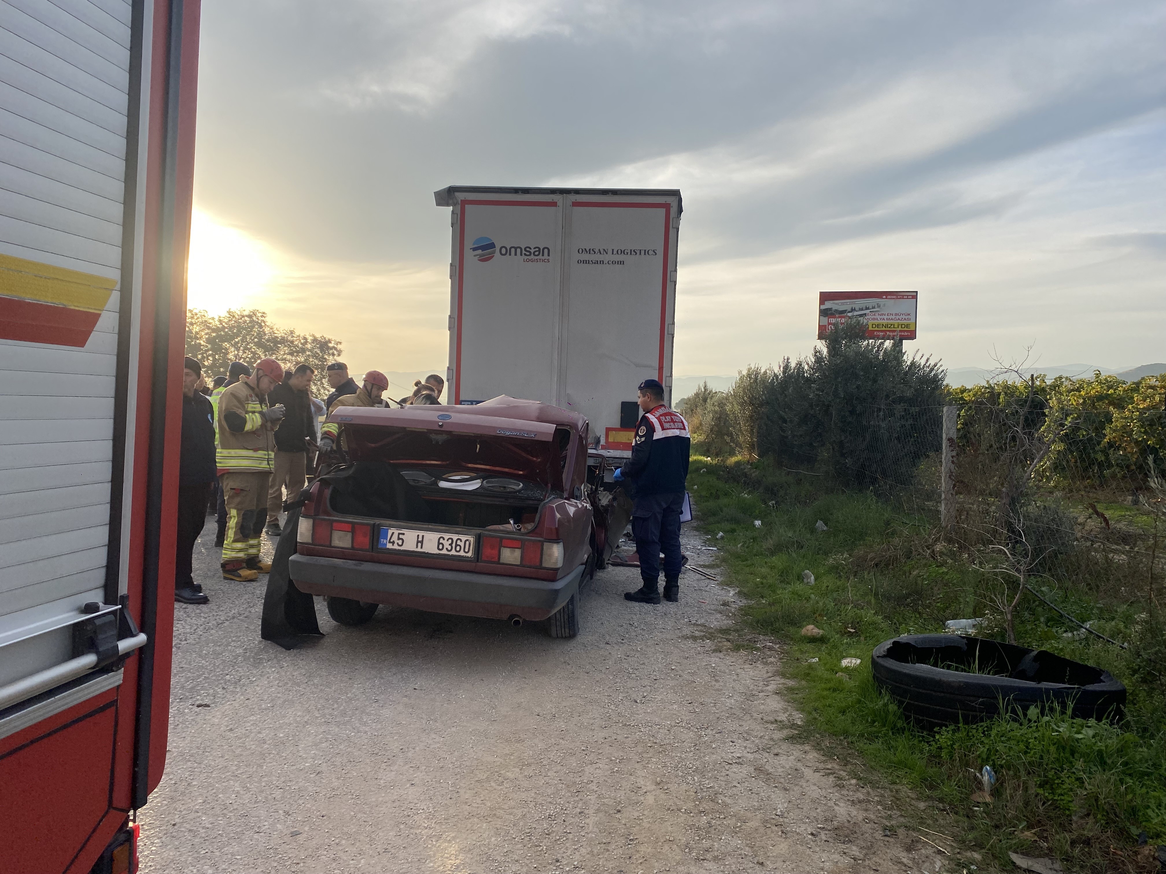 Sabah Saatlerinde Bir Tir Faciasi Daha Manisada Ikinci Olumlu Kaza (4)