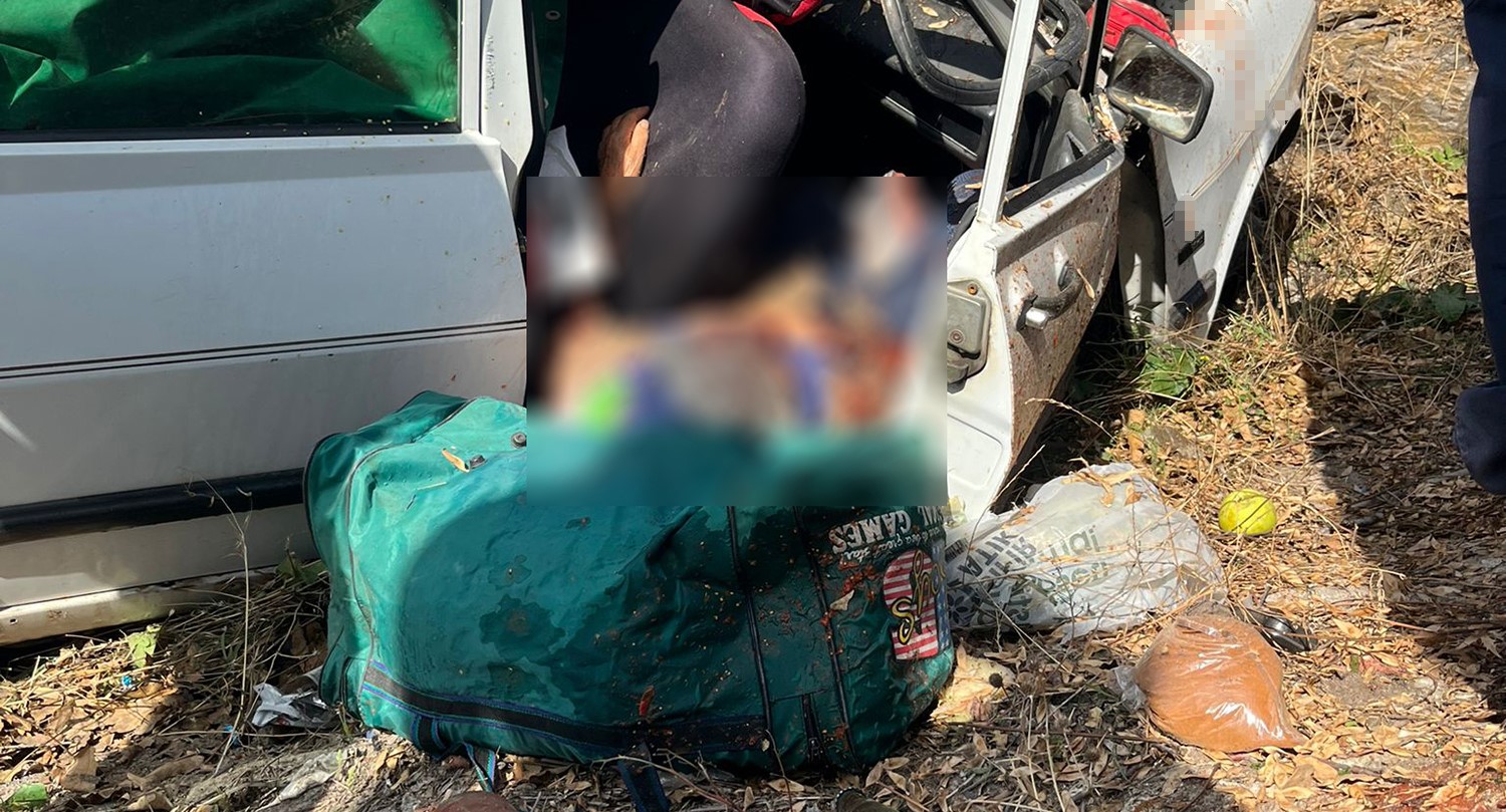 Salihli Kula Yolunda Ölüm Yolculuğu Şarampole Yuvarlanan Otomobilde Ölü Sayısı 2’Ye Çıktı (2)