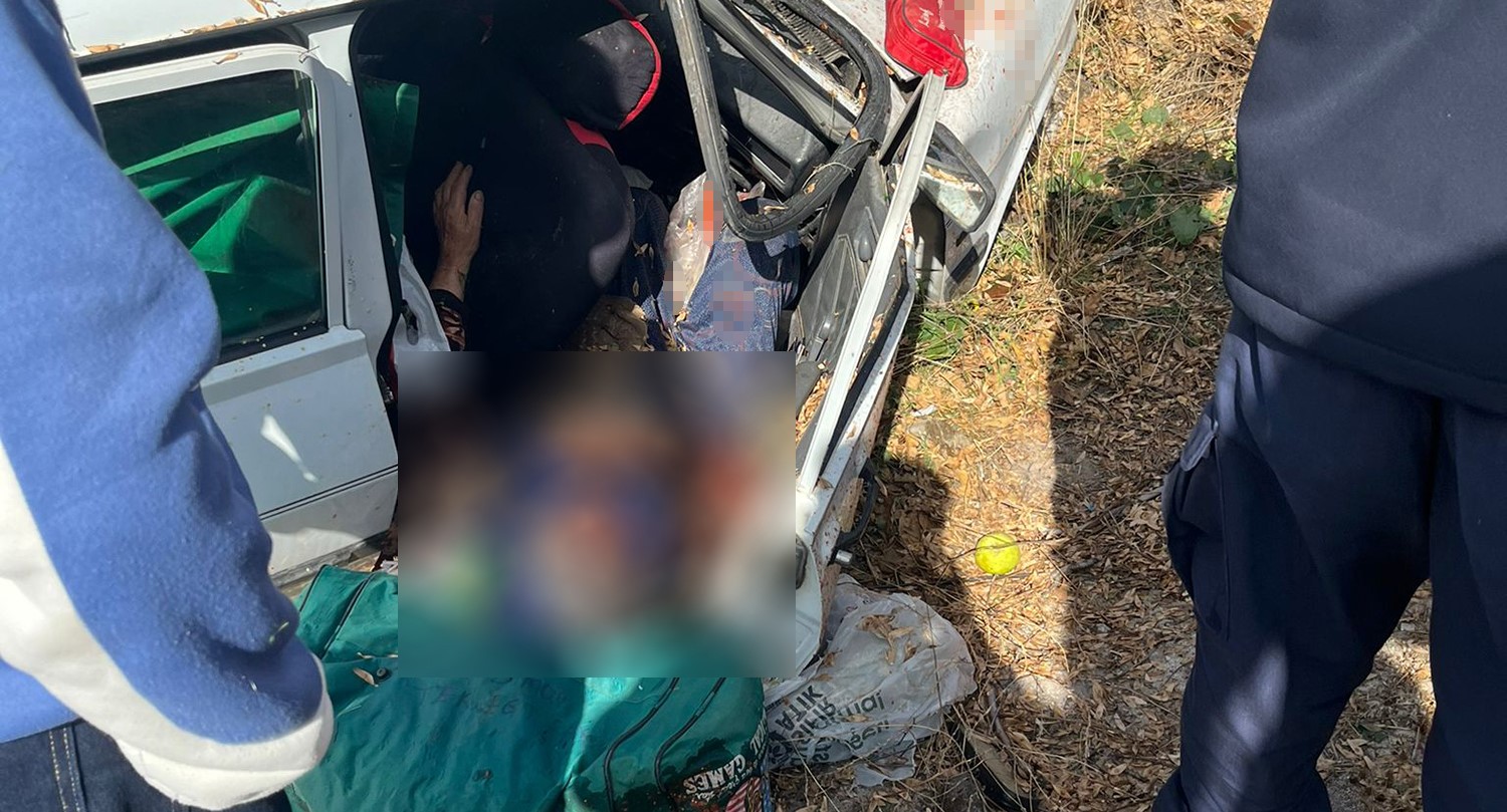 Salihli Kula Yolunda Ölüm Yolculuğu Şarampole Yuvarlanan Otomobilde Ölü Sayısı 2’Ye Çıktı (3)
