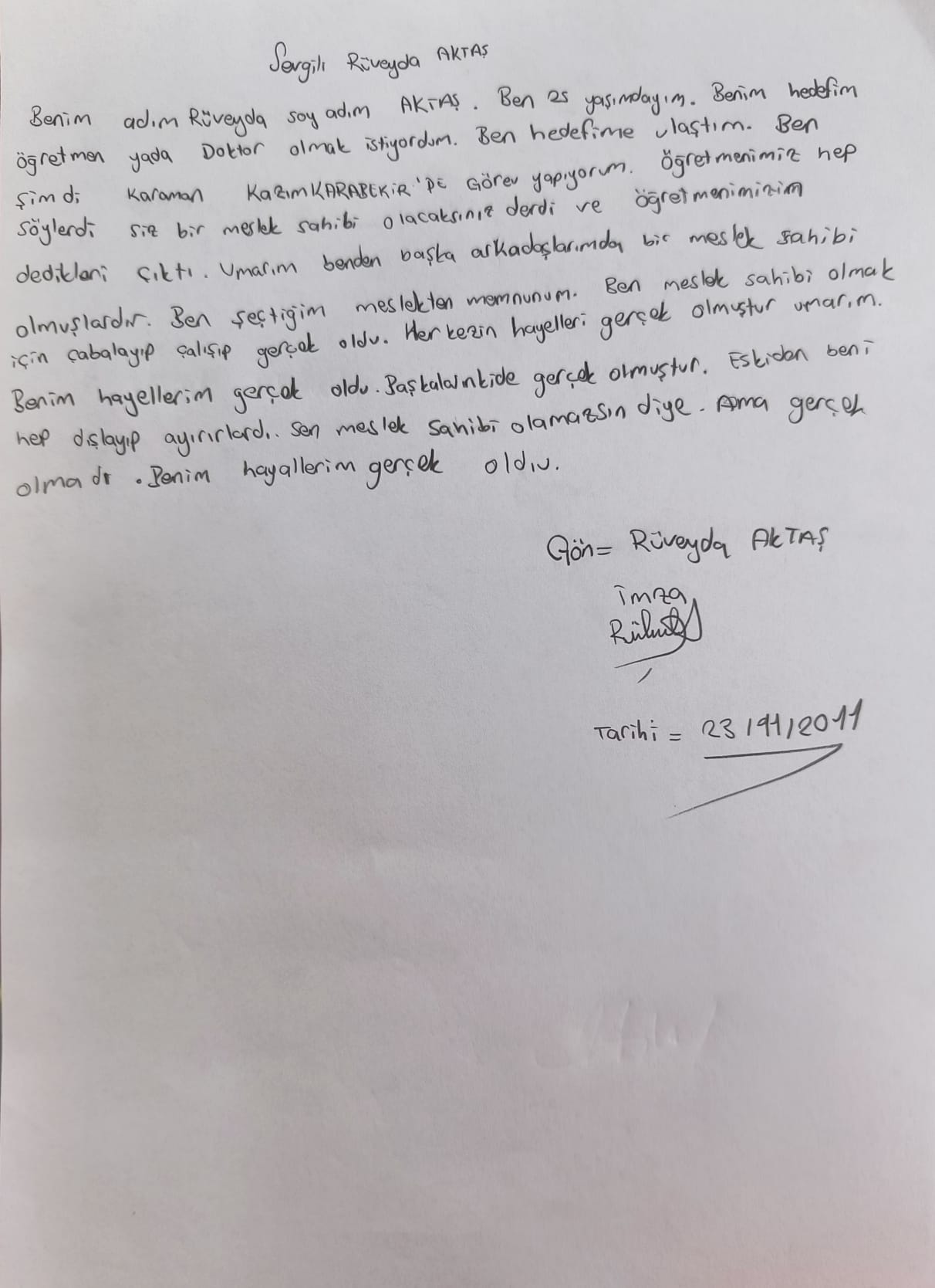 Salihli’de Görev Yapan Hatice Öğretmenin, 14 Yıl Önce Ilham Veren Hikayesi (4)