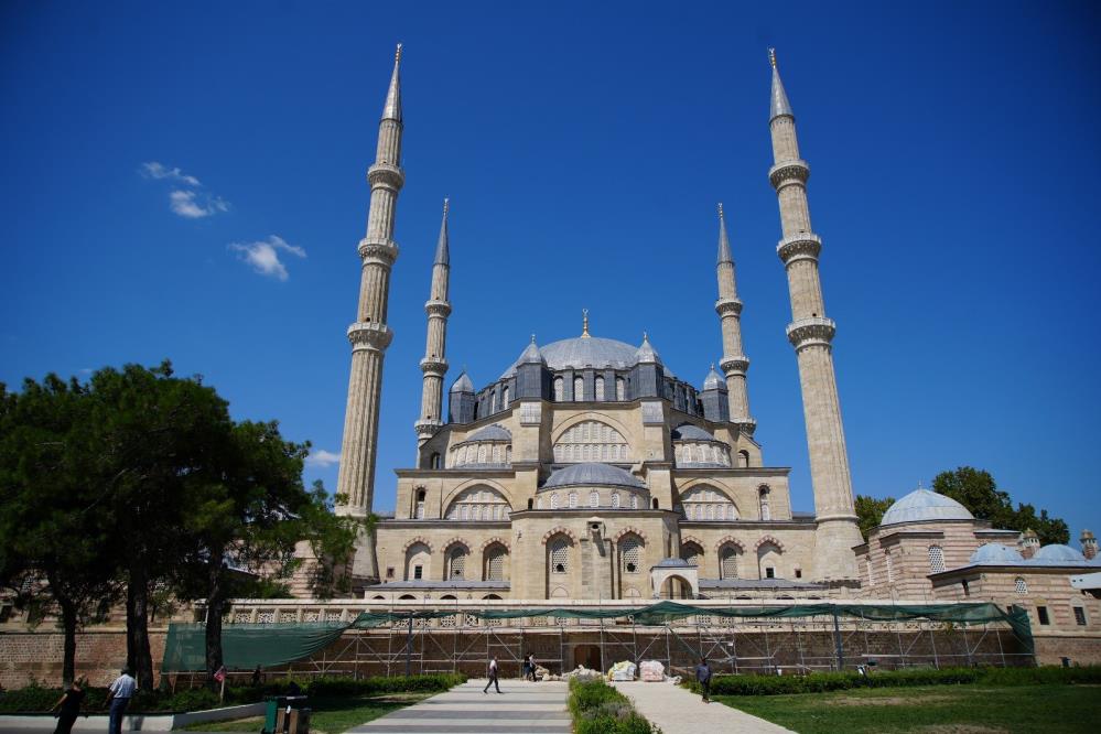 Tarihi Kubbe Suslemelerine Mudahale Durduruldu Selimiye Camii Restorasyon Projesi Bekl (5)