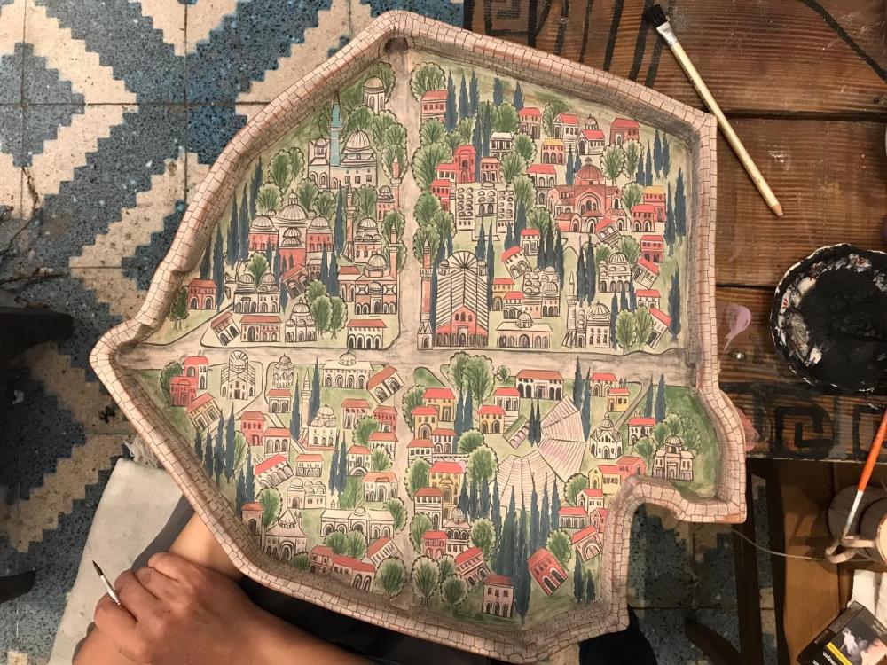 Tarihi Ziyarete Ozel Papa 14Uncu Leoya Iznikten Anlamli Hediye Cini Ustasindan Ozel Mi (3)