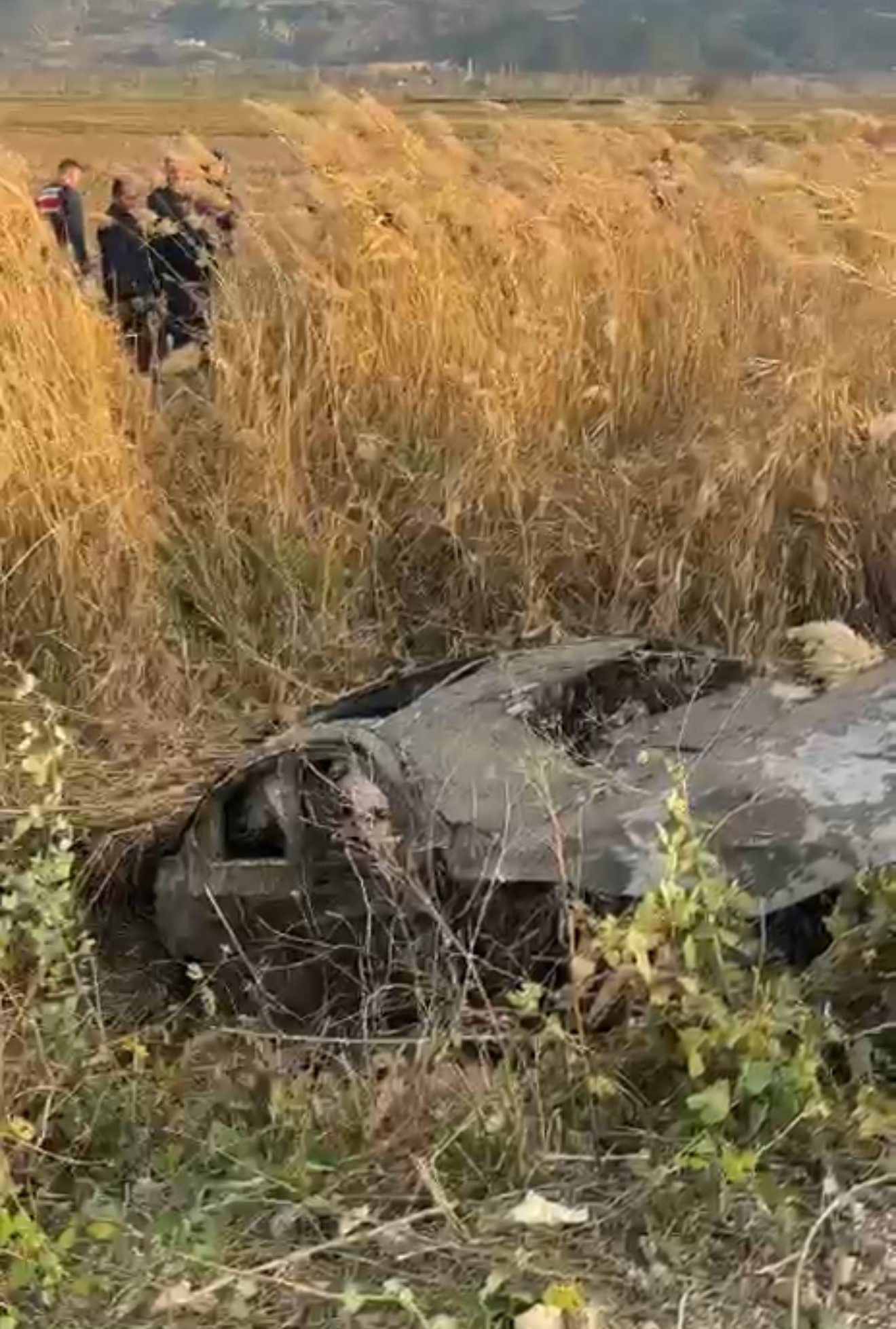 Tarlaya Devrilen Araçta Büyük Kayıp! İki Kişi Olay Yerinde Öldü (4)