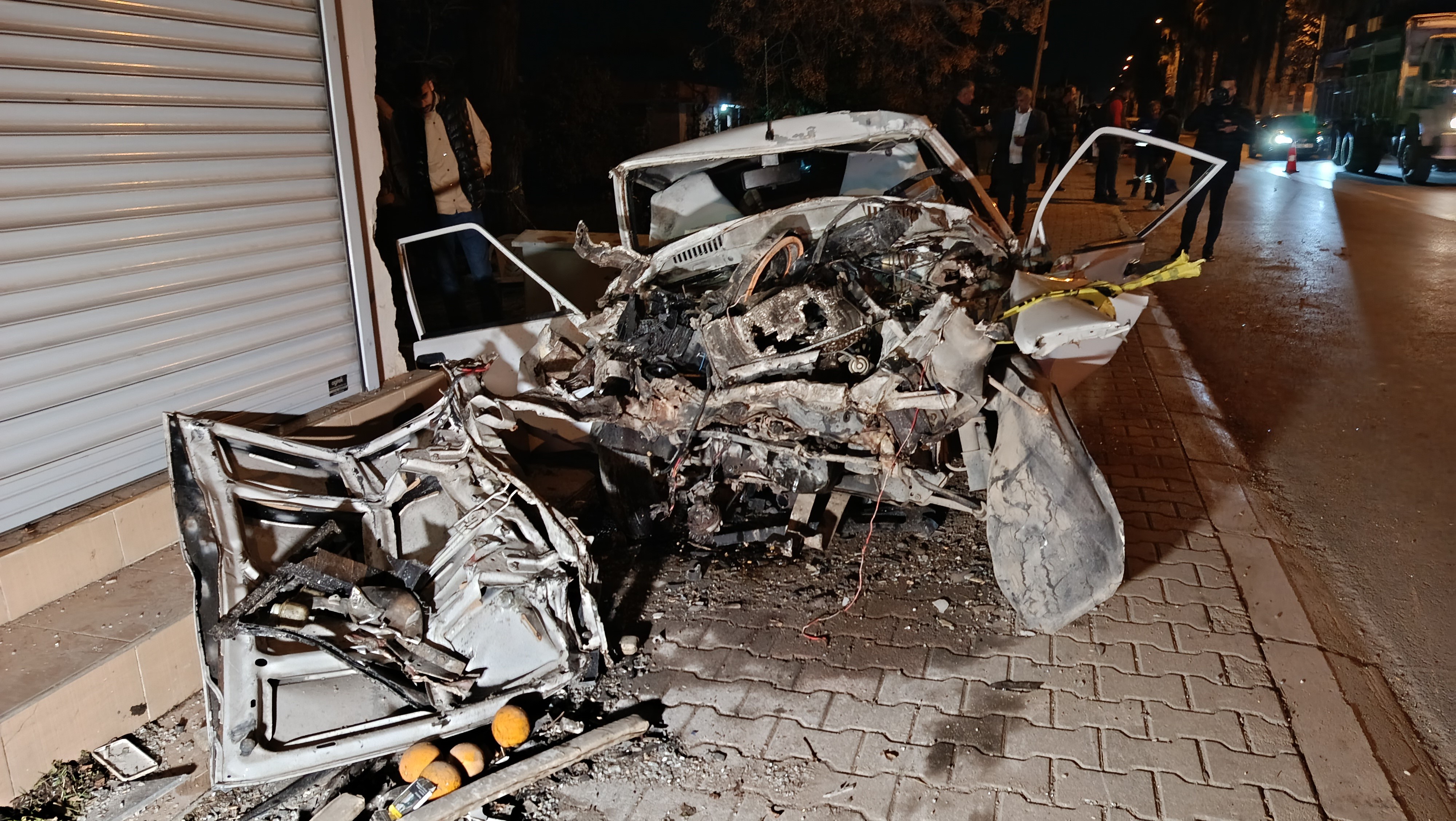 14 Yaşındaki Çocuğun Kullandığı Araç Hurdaya Döndü 15 Yaşındaki Arkadaşı Hayatını Kaybetti (6)