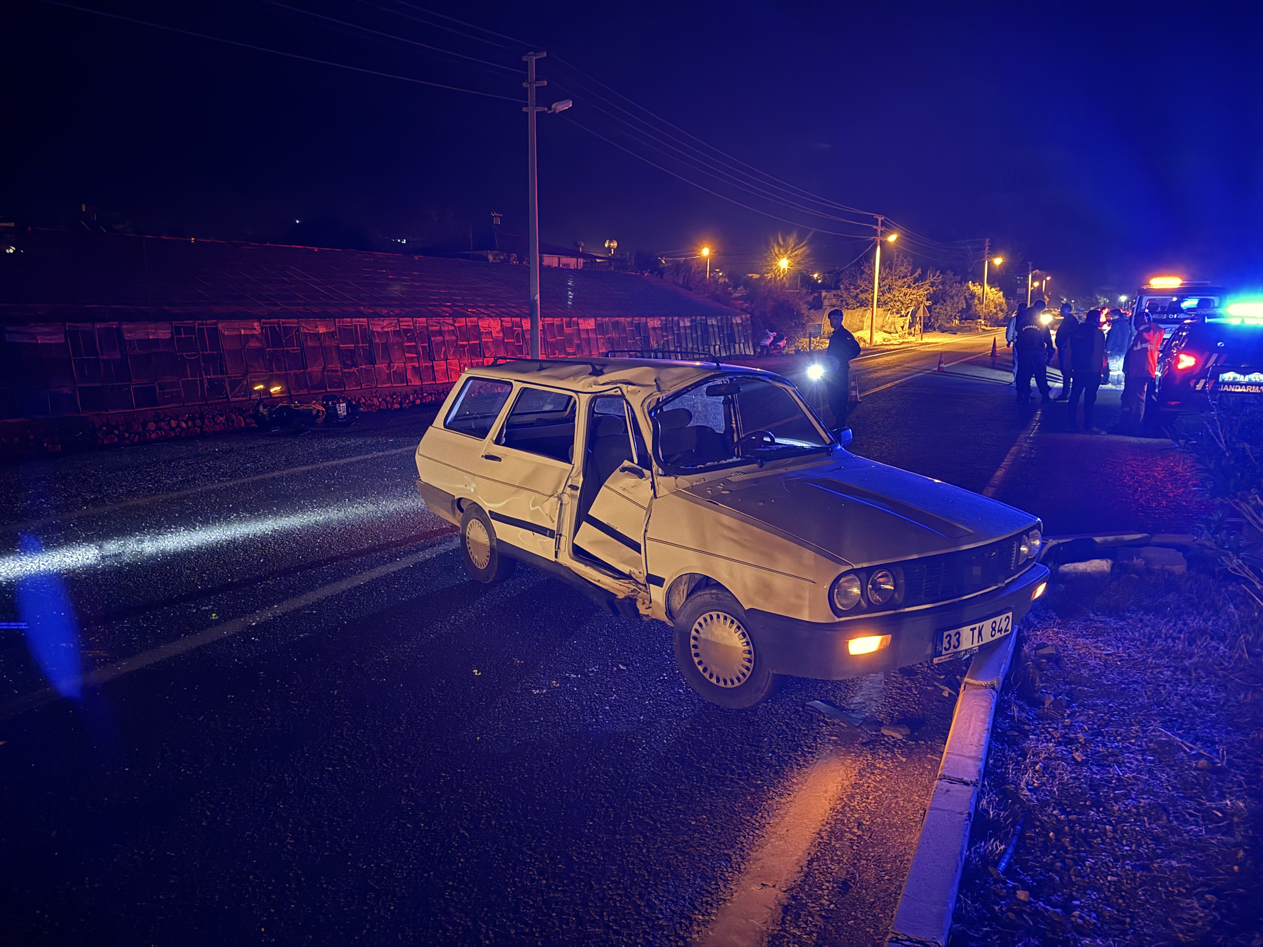 Korkunç Kaza Motosiklet Parçalandı, Sürücü Yaşam Savaşı Veriyor (6)