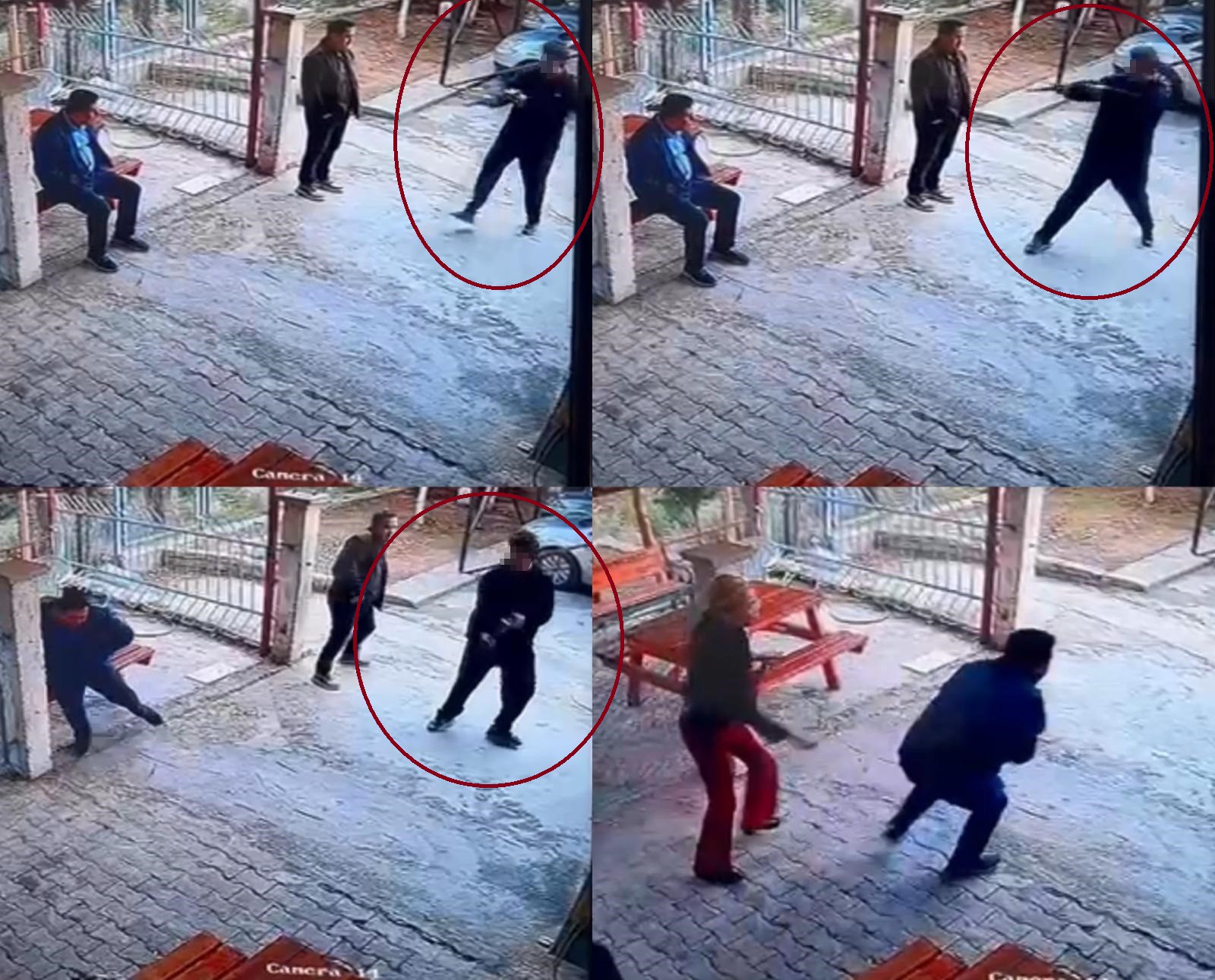 Okul Bahçesinde Dehşet 12 Yaşındaki Öğrenci Müdürü Tüfekle Vurdu, O Anlar Kamerada (5)