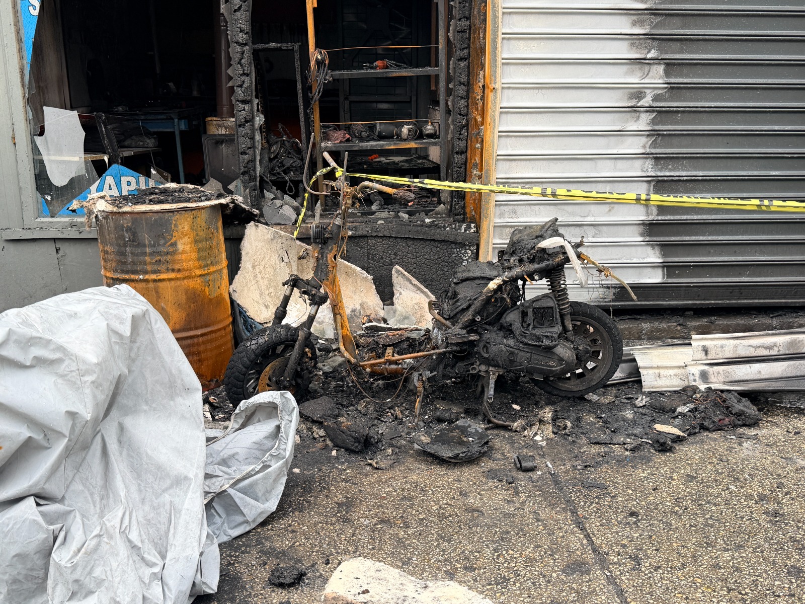 Ziyaret Için Gelmişti, Patlamanın Ortasında Kaldı Patlama Anı Saniye Saniye Görüntülendi (1)-2