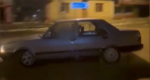 Drift Yapan Sürücüye Para Cezası Ve Trafikten Men (2)