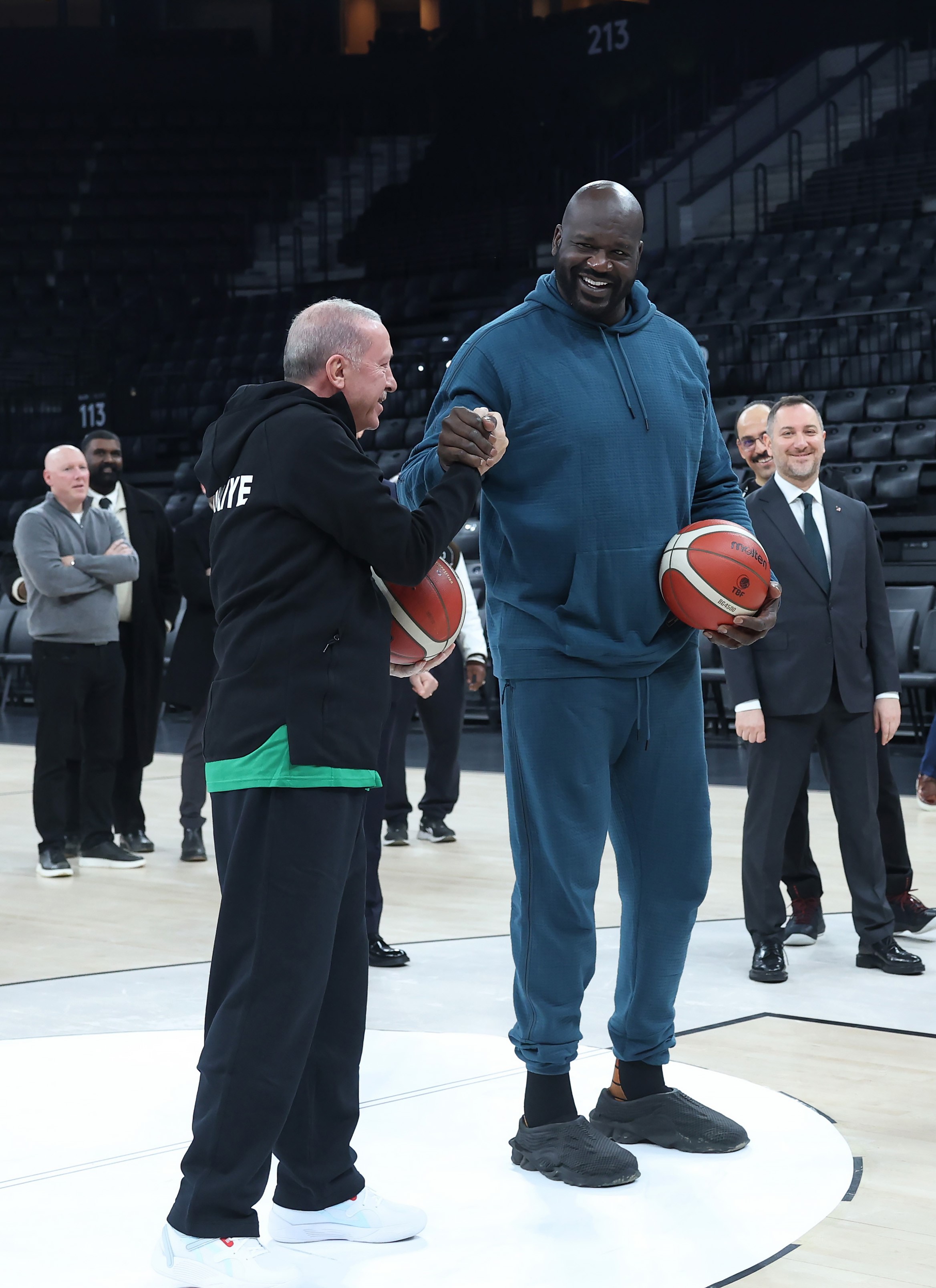 Dünyaca Ünlü Basketbol Yıldızı Shaquille O’neal’dan Erdoğan’a Ziyaret (3)