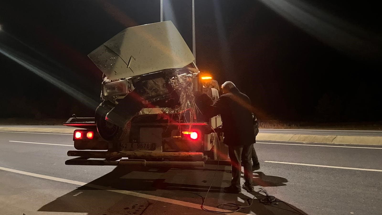 Eve Donus Faciaya Dondu Yola Cikan Domuz Can Aldi (4)