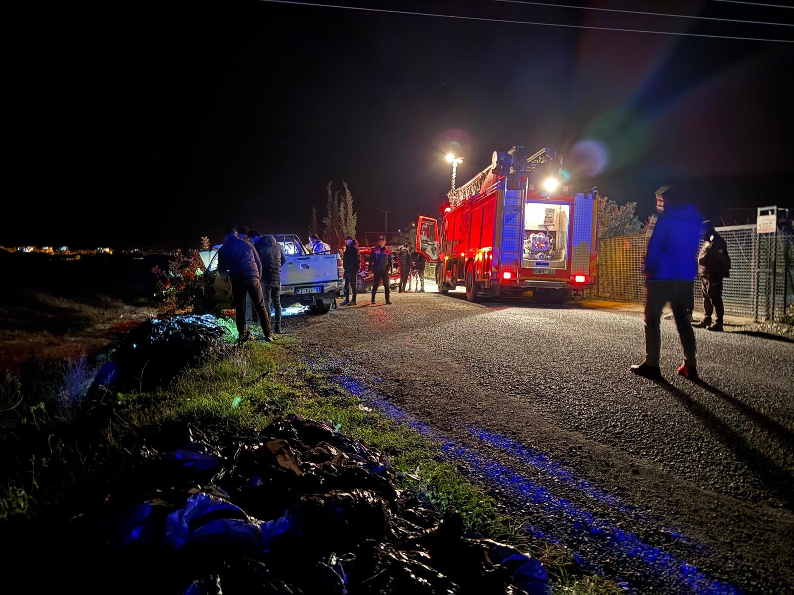 Gece Yarısı Dehşet! Araç Içinde Yanarak Can Verdi (2)