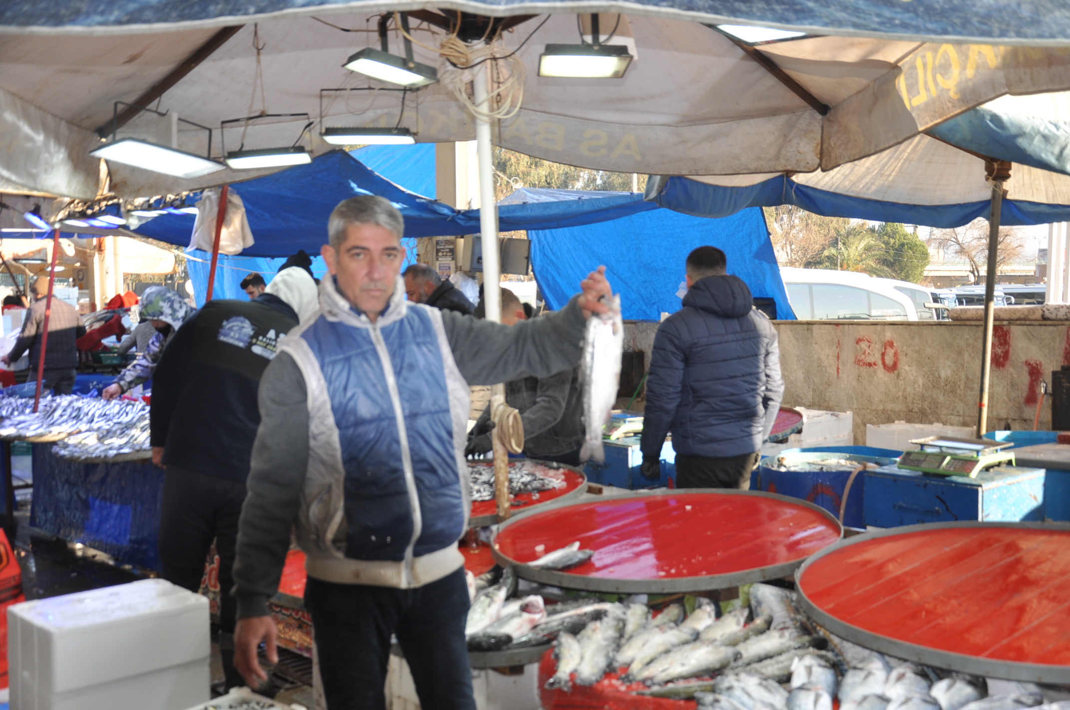 Salihli Carsamba Pazarinda Balik Fiyatlari Pazarin En Pahalisi Karides (10)