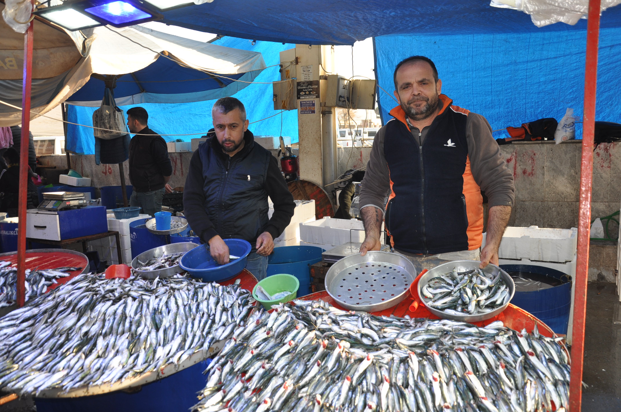 Salihli Carsamba Pazarinda Balik Fiyatlari Tezgahlarda Balik Bereketi (13)
