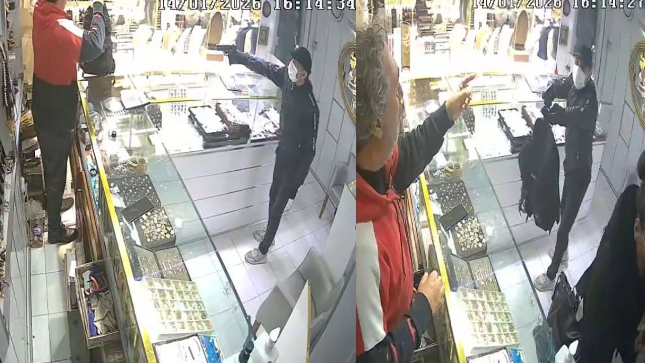 Saniyeler Suren Maskeli Kuyumcu Soygunu Kameralara Boyle Yansidi3 Milyon Liralik Altin (1)-2