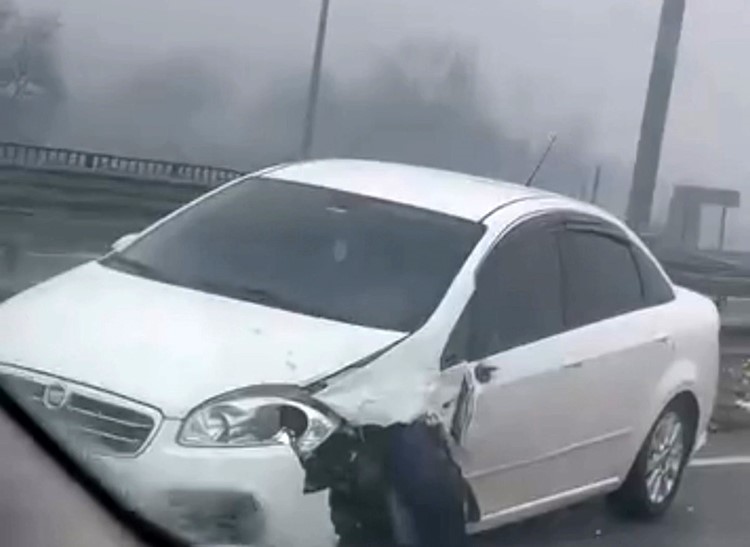 Ters Seritte Dehset Anlari Kafa Kafaya Carpisma Kamerada (4)