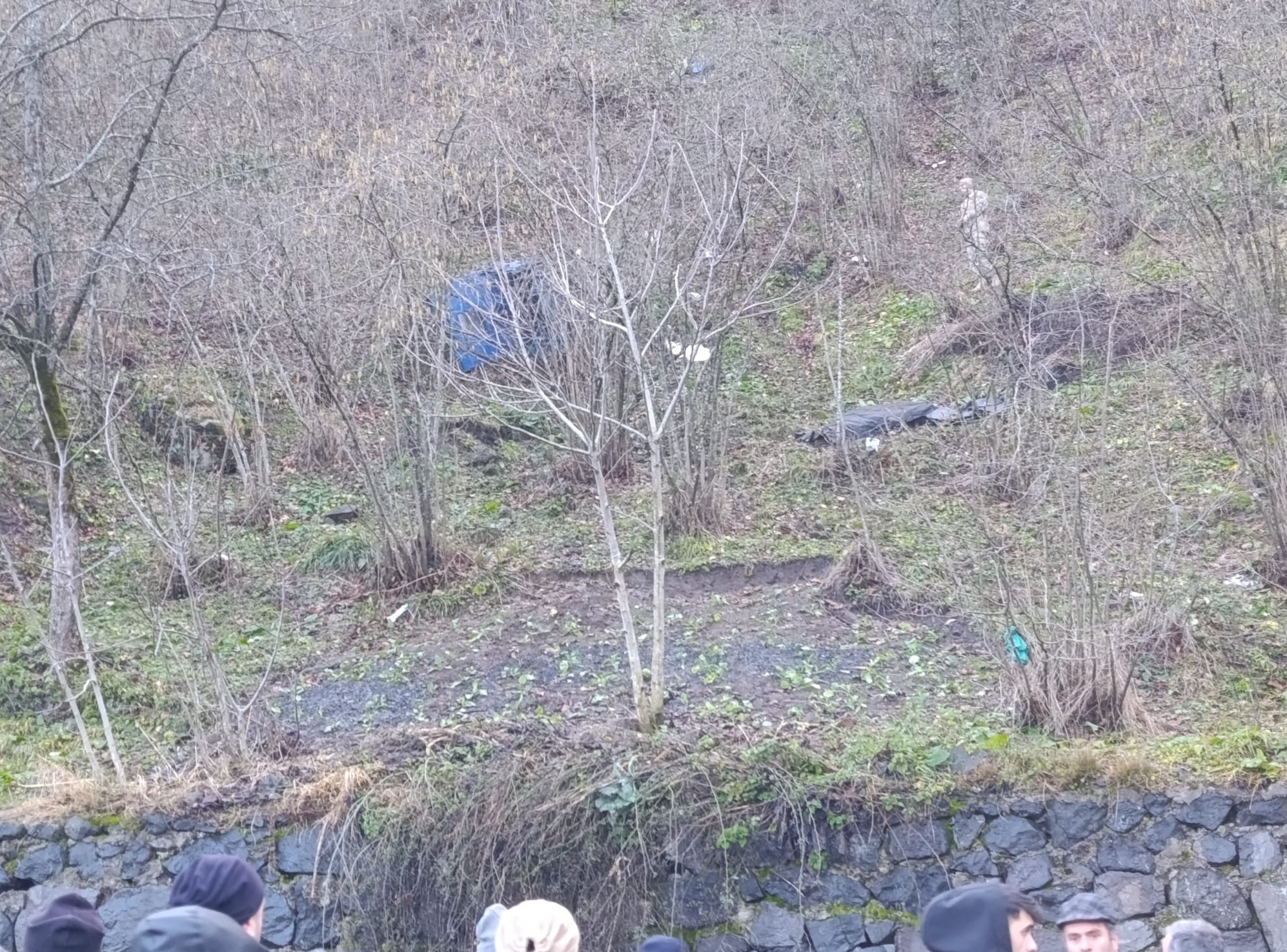 30 Metreden Fındık Bahçesine Yuvarlandı! Patpat Kazasında1 Ölü (3)