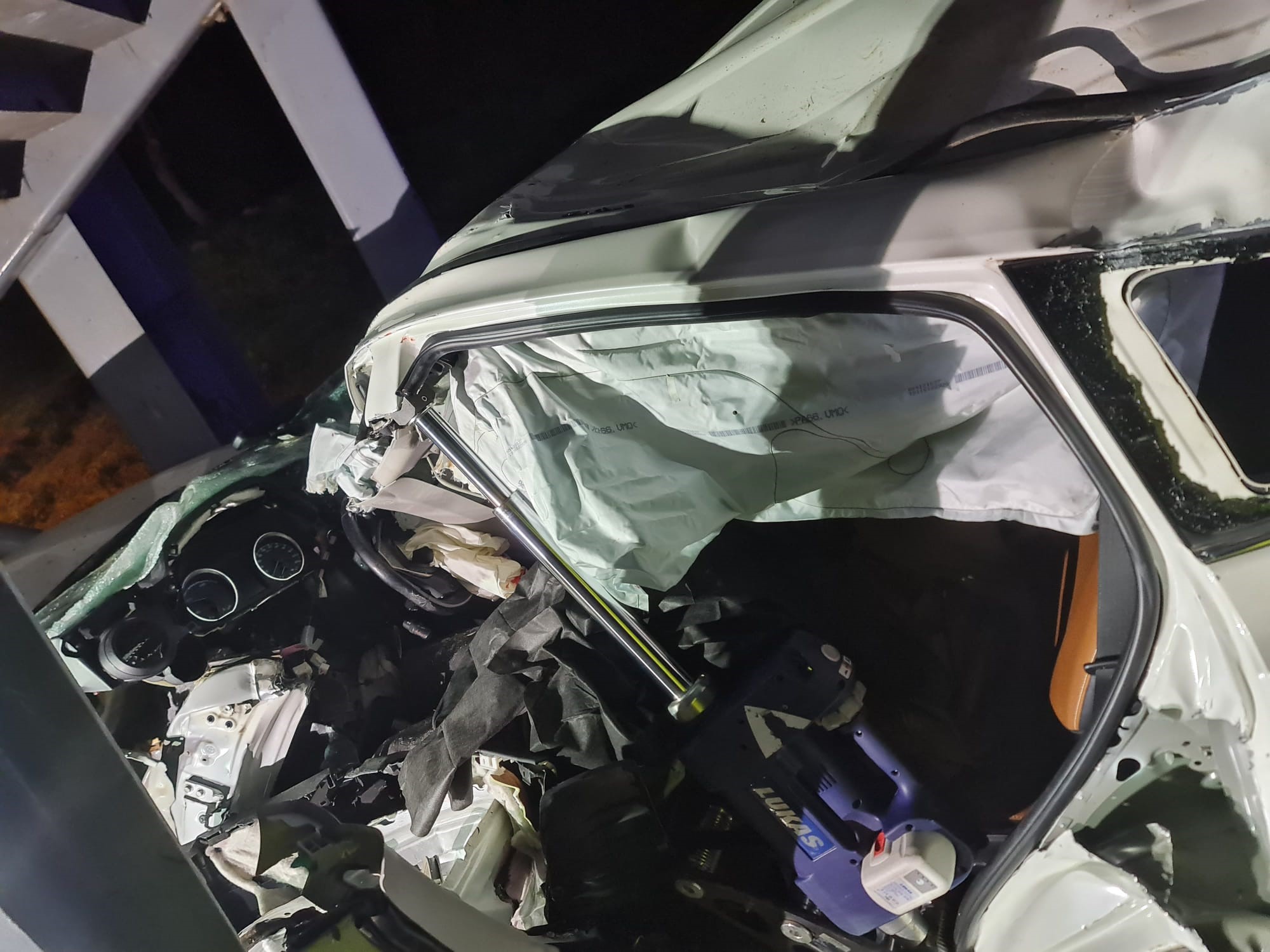 Baba–Oğulun Bulunduğu Araç Hurdaya Döndü Oğul Hayatını Kaybetti (5)