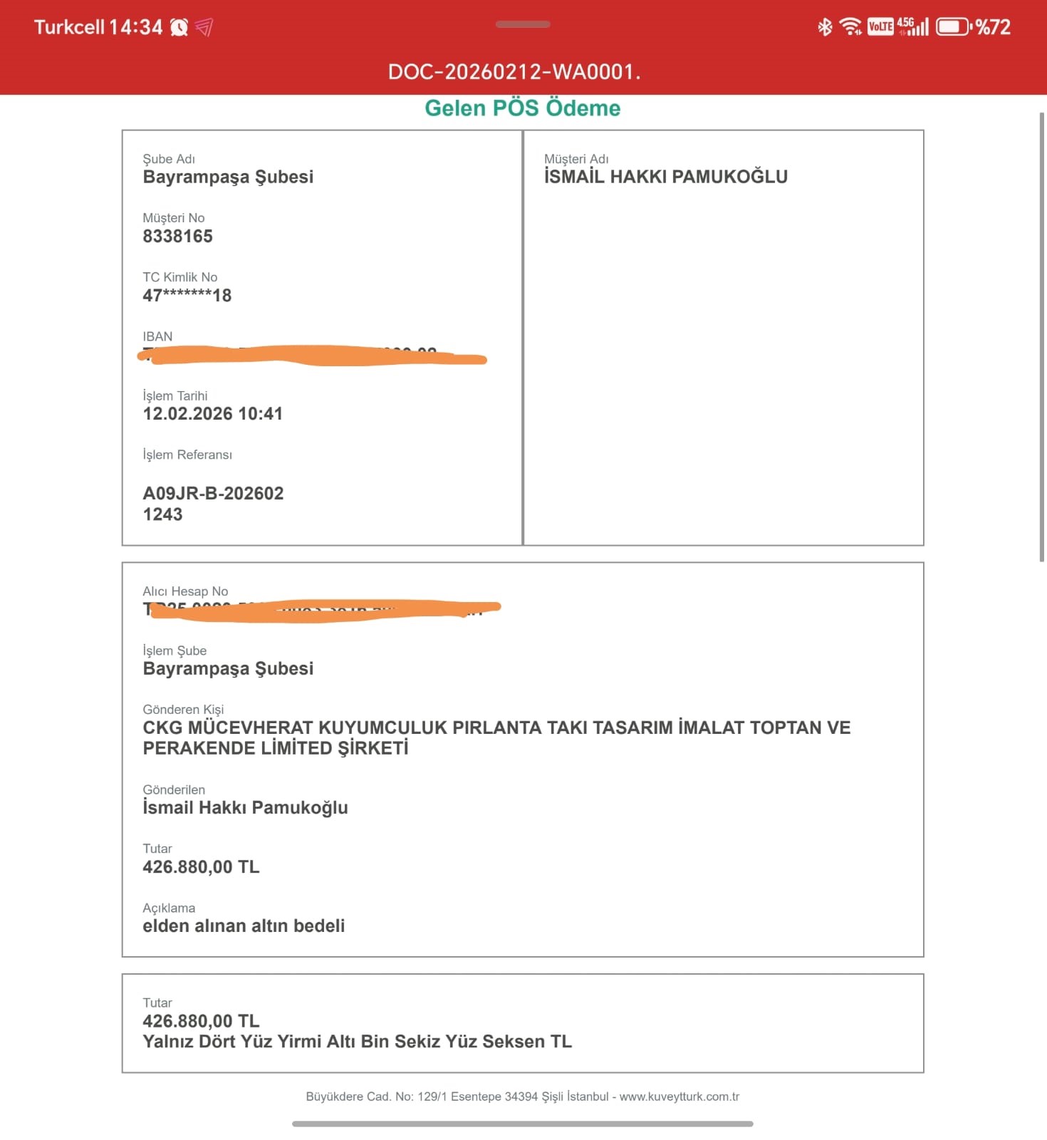 Hesaba Yatan 426 Bin Lira Kime Ait Parayı Iade Edemedi, Polise Başvurdu (2)