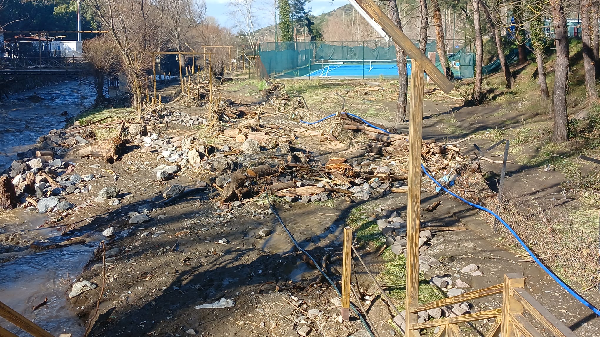 Kurşunlu Köprüsü Zarar Gördü Piknik Alanı Ulaşıma Kapatıldı (1)