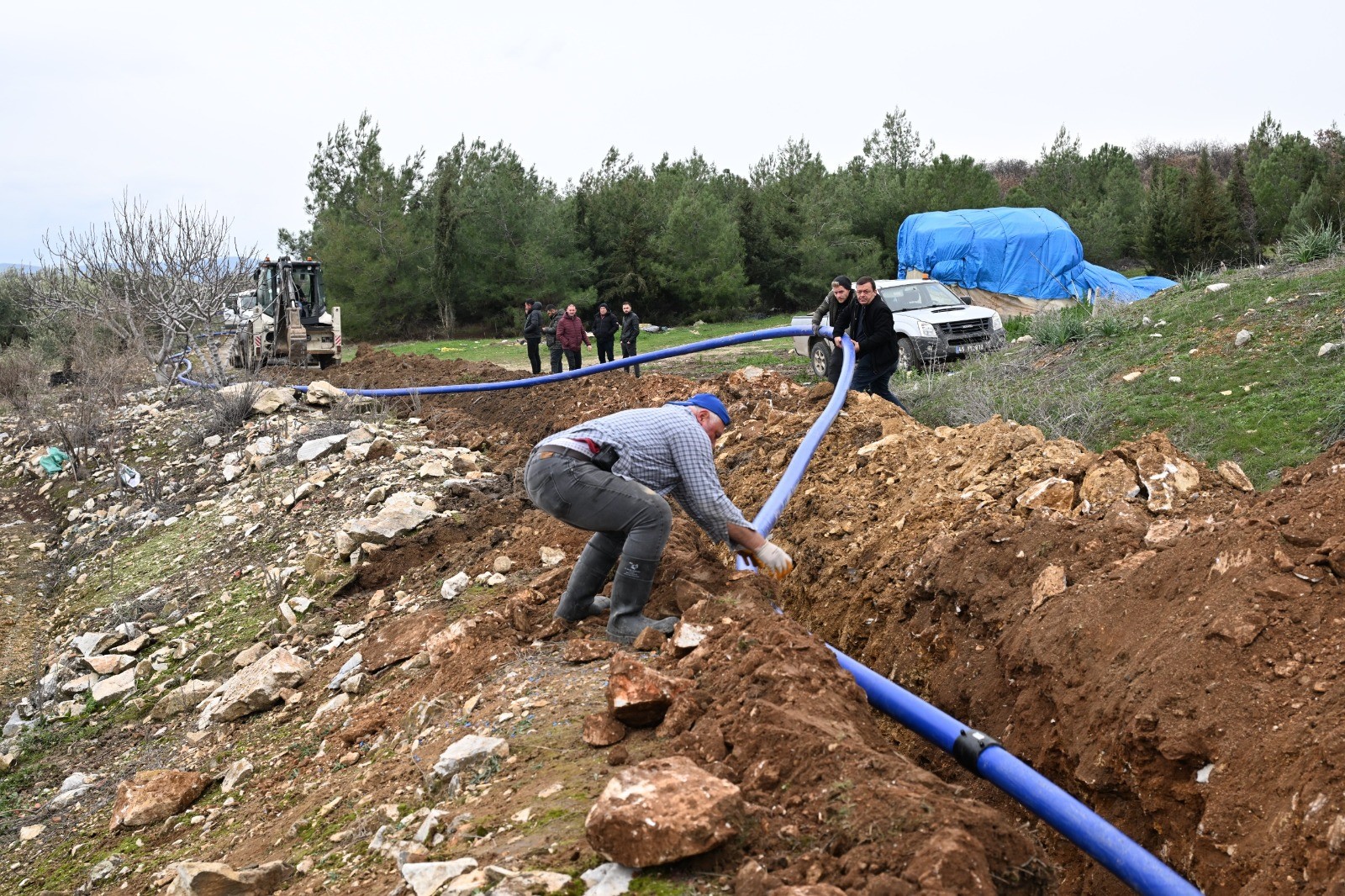 Manisa O Koyde Yuzler Guluyor Musluklardan Artik Kesintisiz Su Akacak (3)