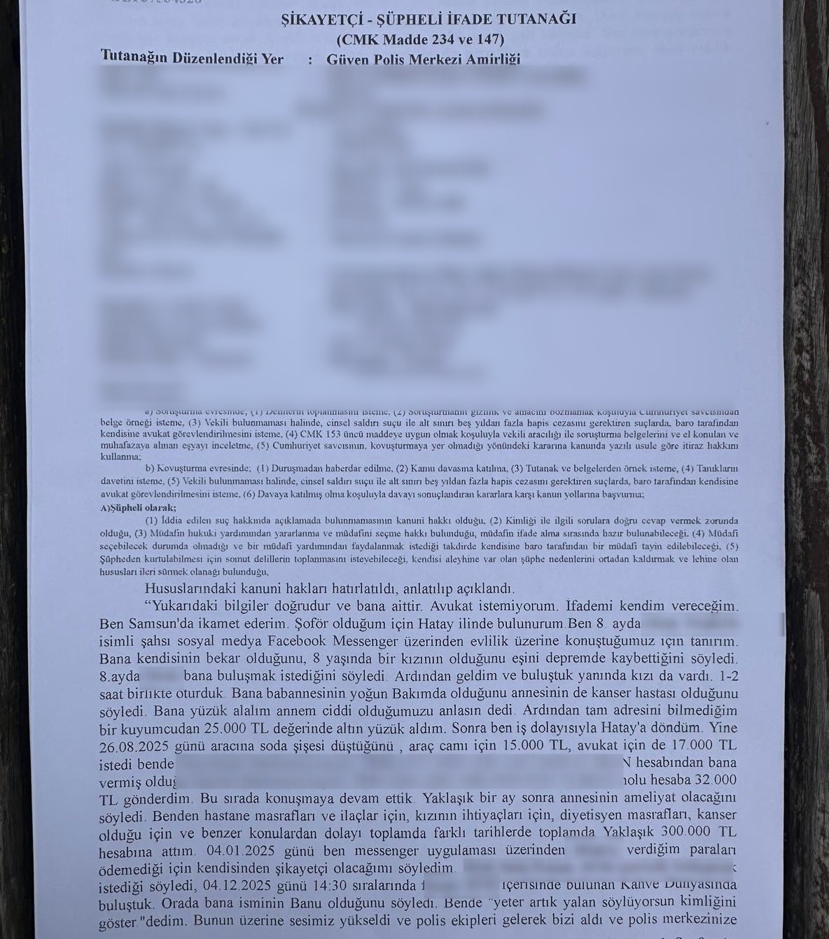 Sosyal Medyada Tanıştı, Hayatı Kabusa Döndü! 350 Bin Tl’lik Dolandırıcılık Iddiası (2)