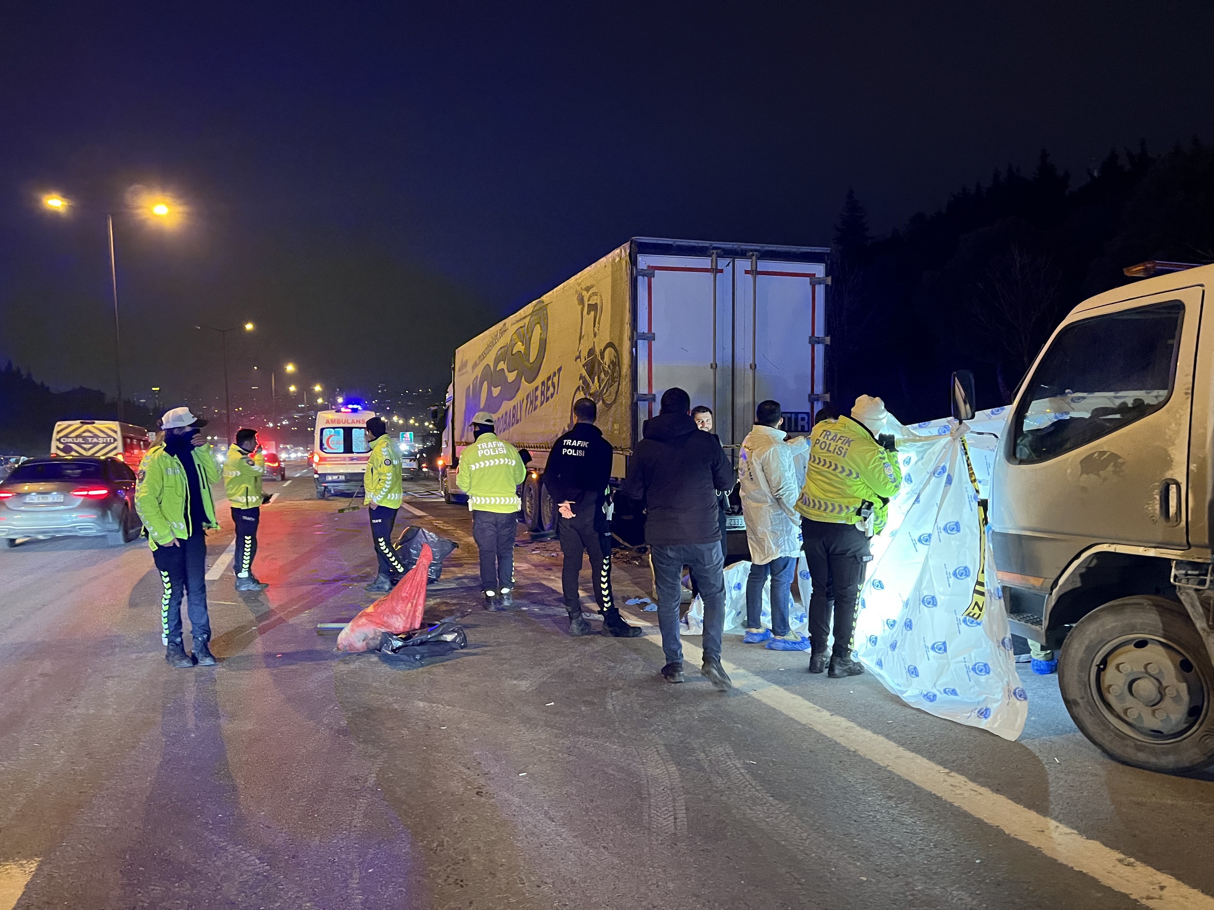 Tıra Arkadan Çarptı, Savruldu Tem Otoyolu’nda Acı Son (2)