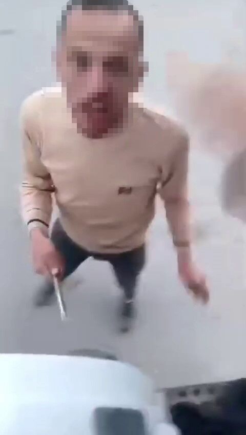 Tir Kavgasi Kamerada Aynama Vurdun Diyen Surucu Demir Sopa Salladi (2)