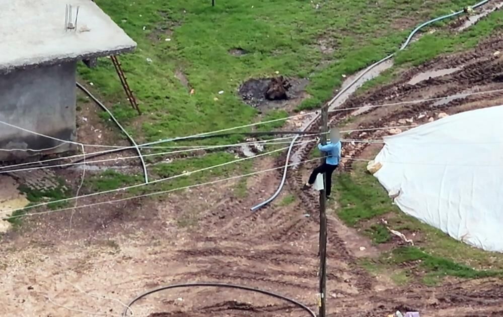 Drone Havalandi Kacak Hat Saniye Saniye Yakalandi (2)