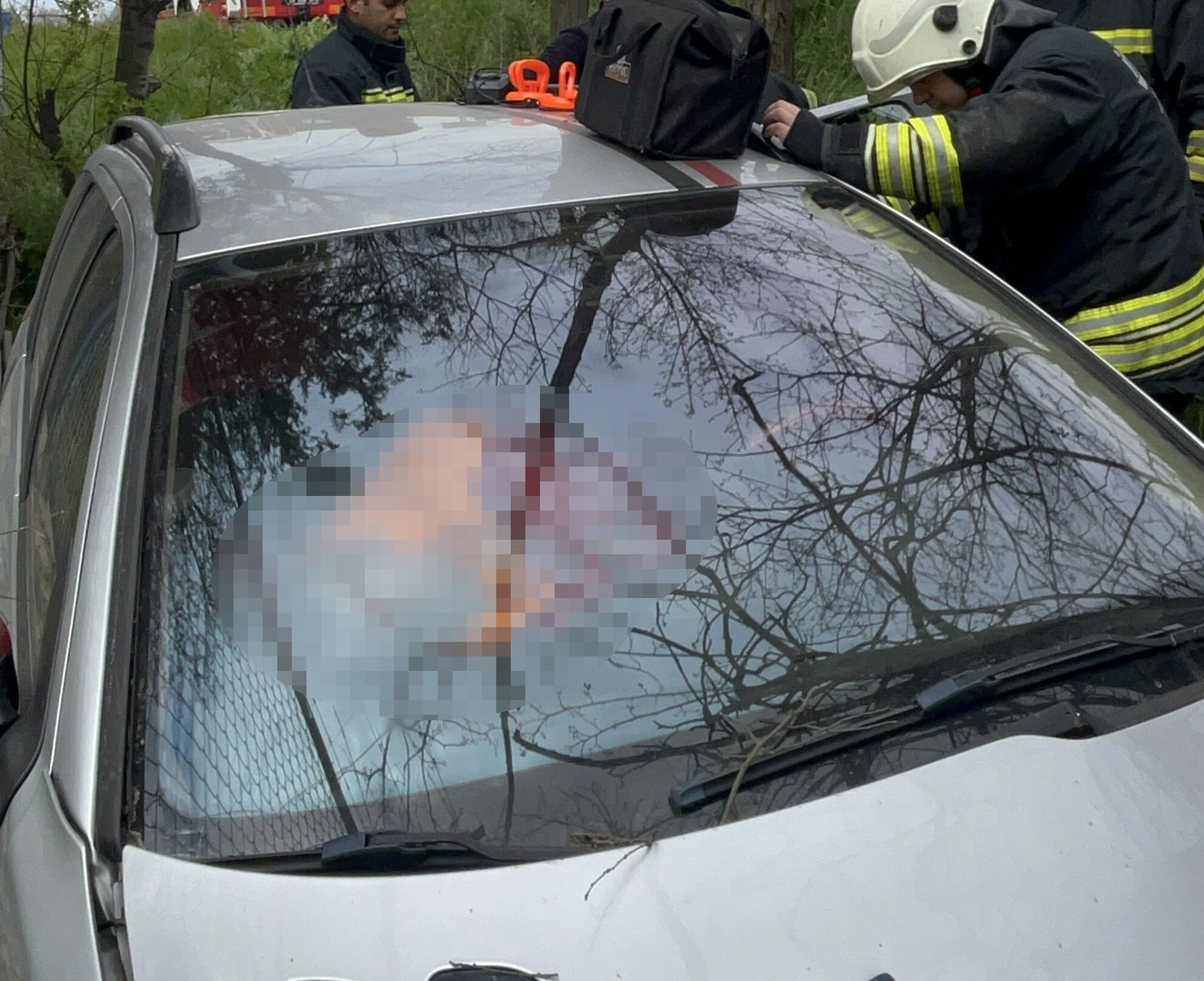 Gorgu Taniklari Dehsete Dustu Surucu Hayatini Kaybetti (4)