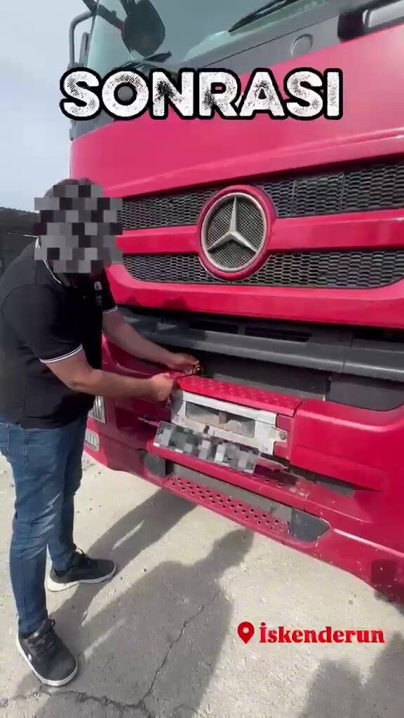 Kameralari Boyle Aldatmaya Calisti Tir Surucusune Rekor Ceza (4)