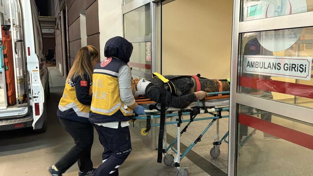 Maden Ocaginda Feci Kaza Isci Yuksekten Dustu (2)