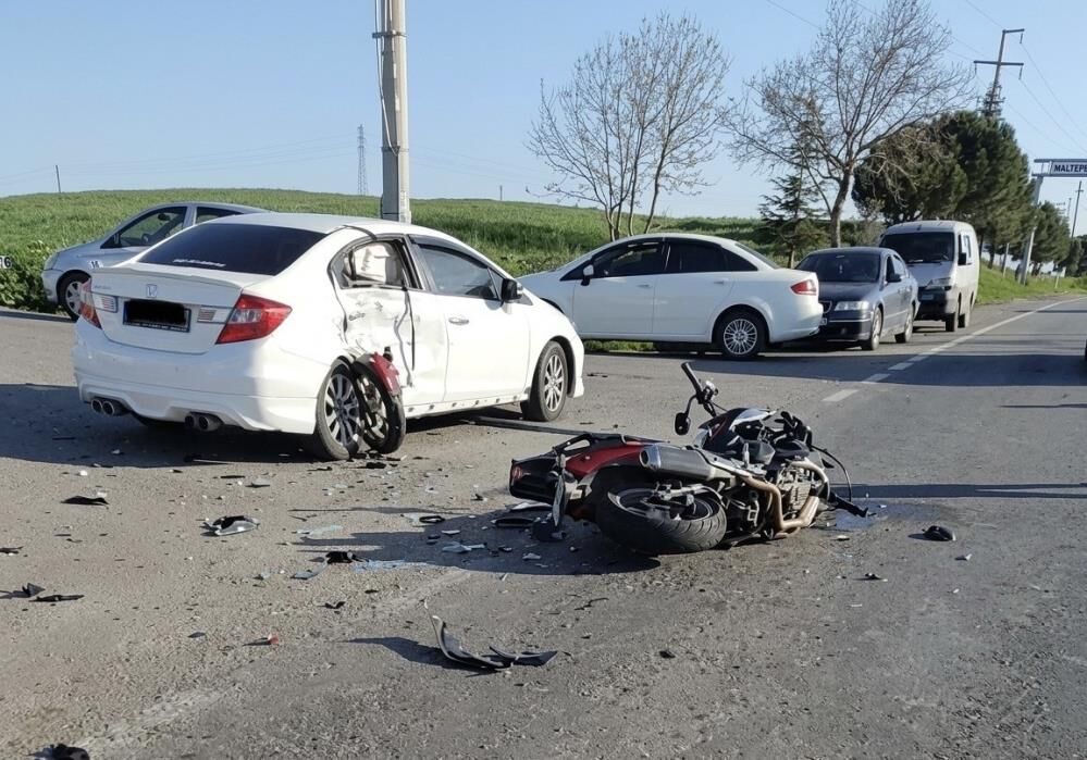 Otomobil Motosiklet Kaza (2)