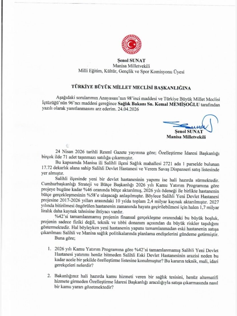 Sunat’tan Hastane Arazisi Kararına Tepki “Yeni Yapılmadan Eskisi Satışta” (3)