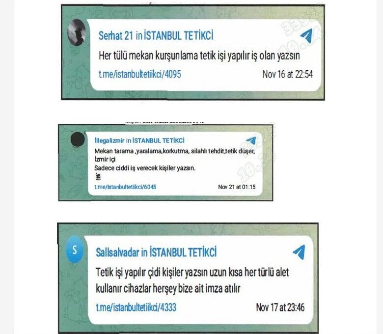 Telegramda Tetikcilik Menusu Manisanin Da Arasinda Oldugu 16 Ilde Cete Cokertildi (3)