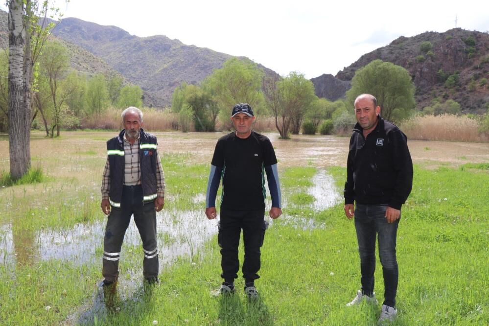 Bahceler Sular Altinda Kaldi Agaclar Kurudu Koylu Caresiz Yardim Bekliyor (2)