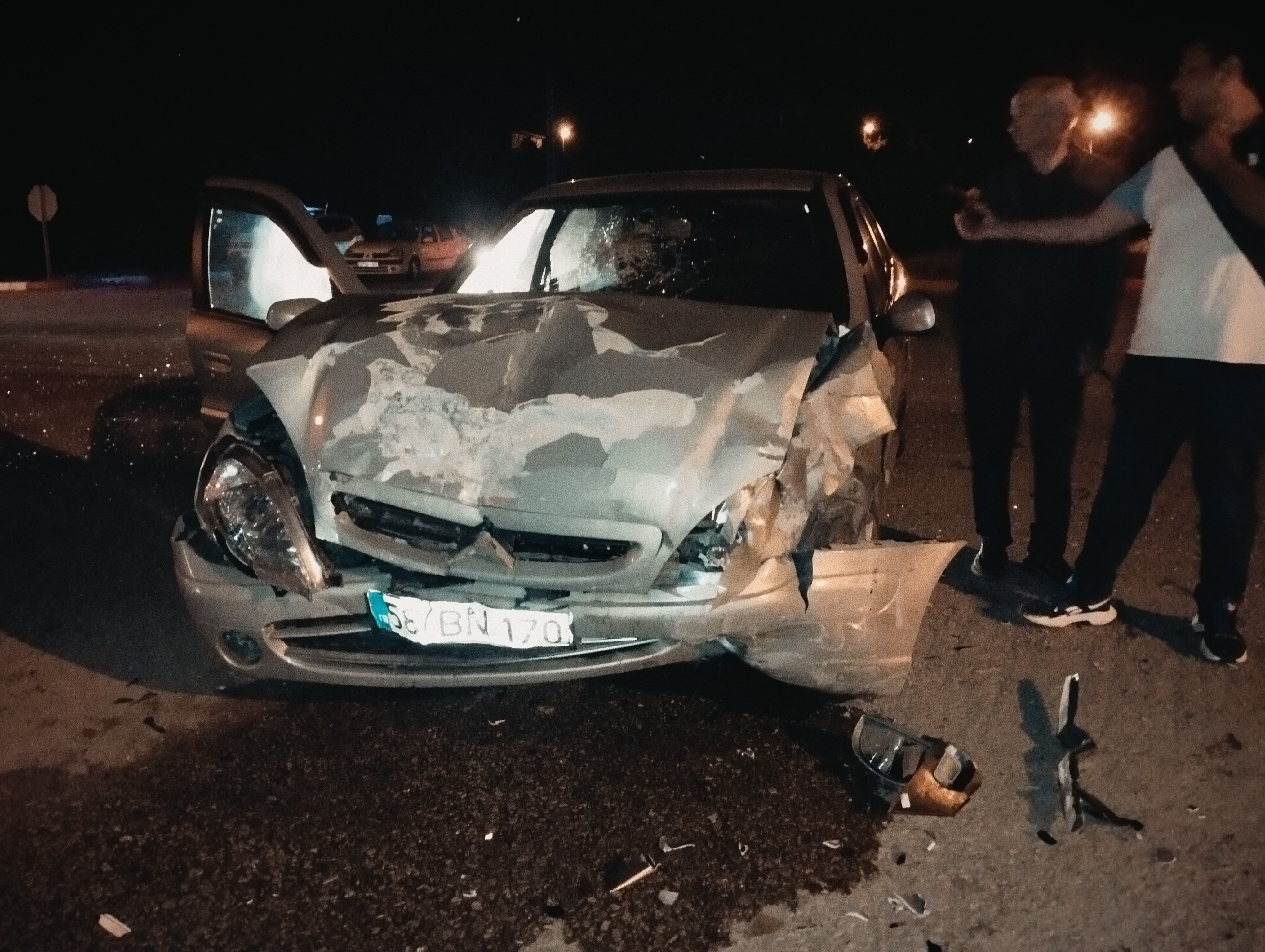 Hac Ziyareti Yolunda Aci Son Yasli Cift Aile Dostlarina Giderken Kaza Yapti (5)