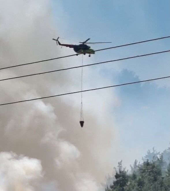 Somada Orman Yangini Havadan Ve Karadan Yogun Mudahale (3)