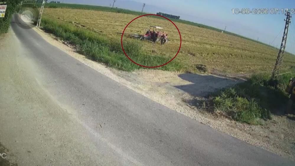 Traktorun Pulluguna Kapildi Saniyelerle Hayatta Kaldi (2)