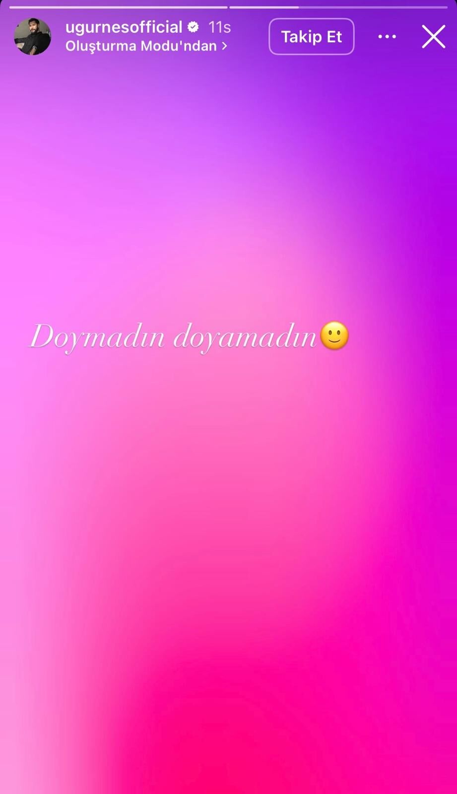 Uğur Güneş'in Paylaşımı Dikkat Çekti (2)