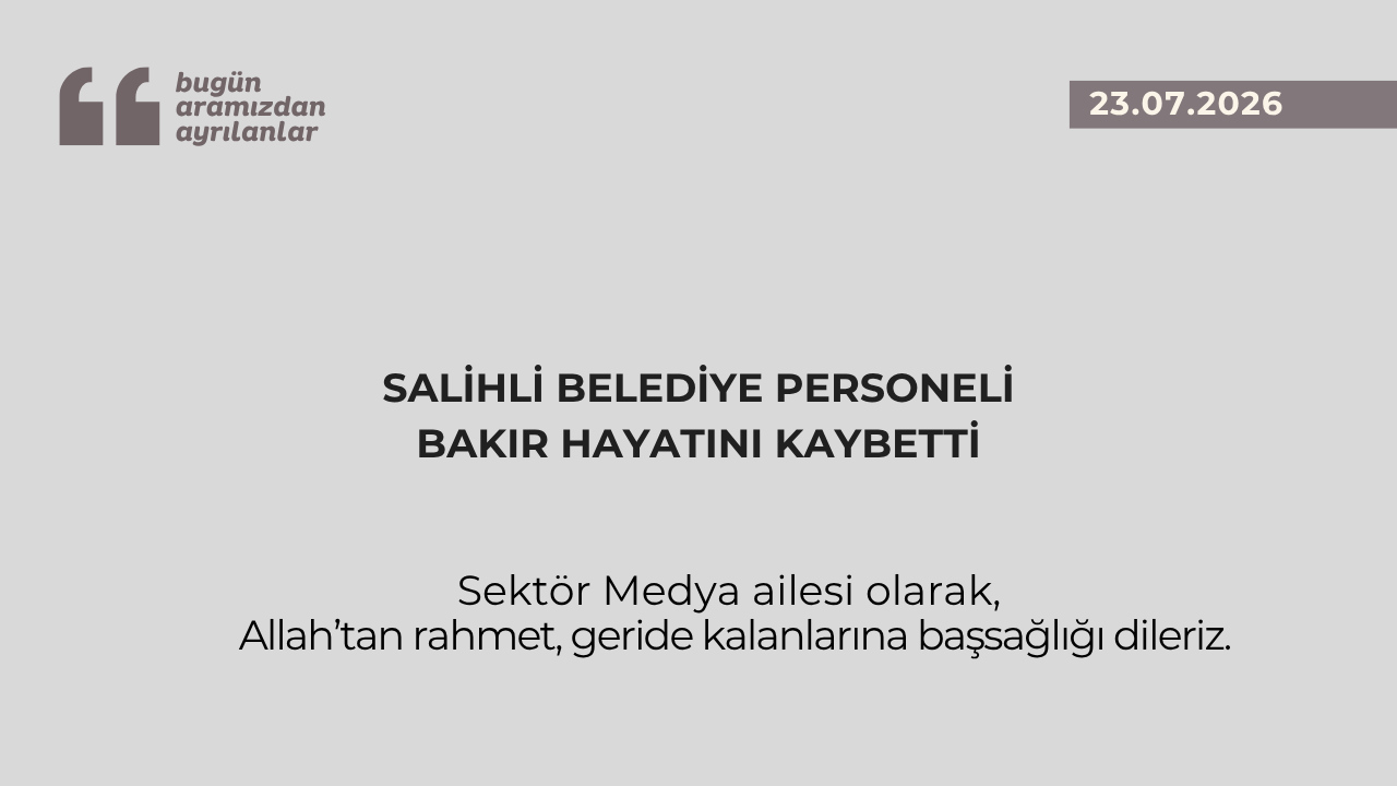 Salihli Belediye personeli Bakır hayatını kaybetti
