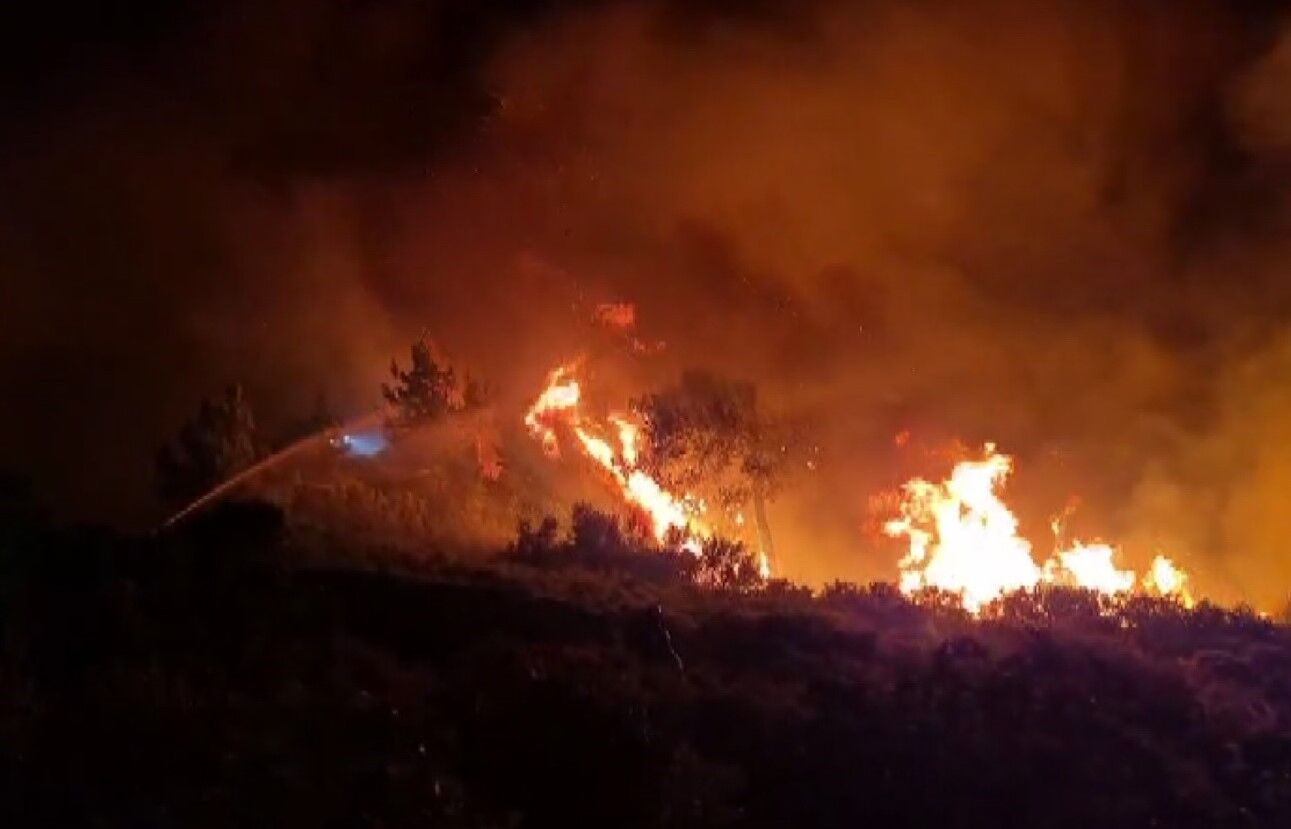 Gece Boyunca Alevlerle Mücadele! Milas'ta Tahliye Kararı (11)