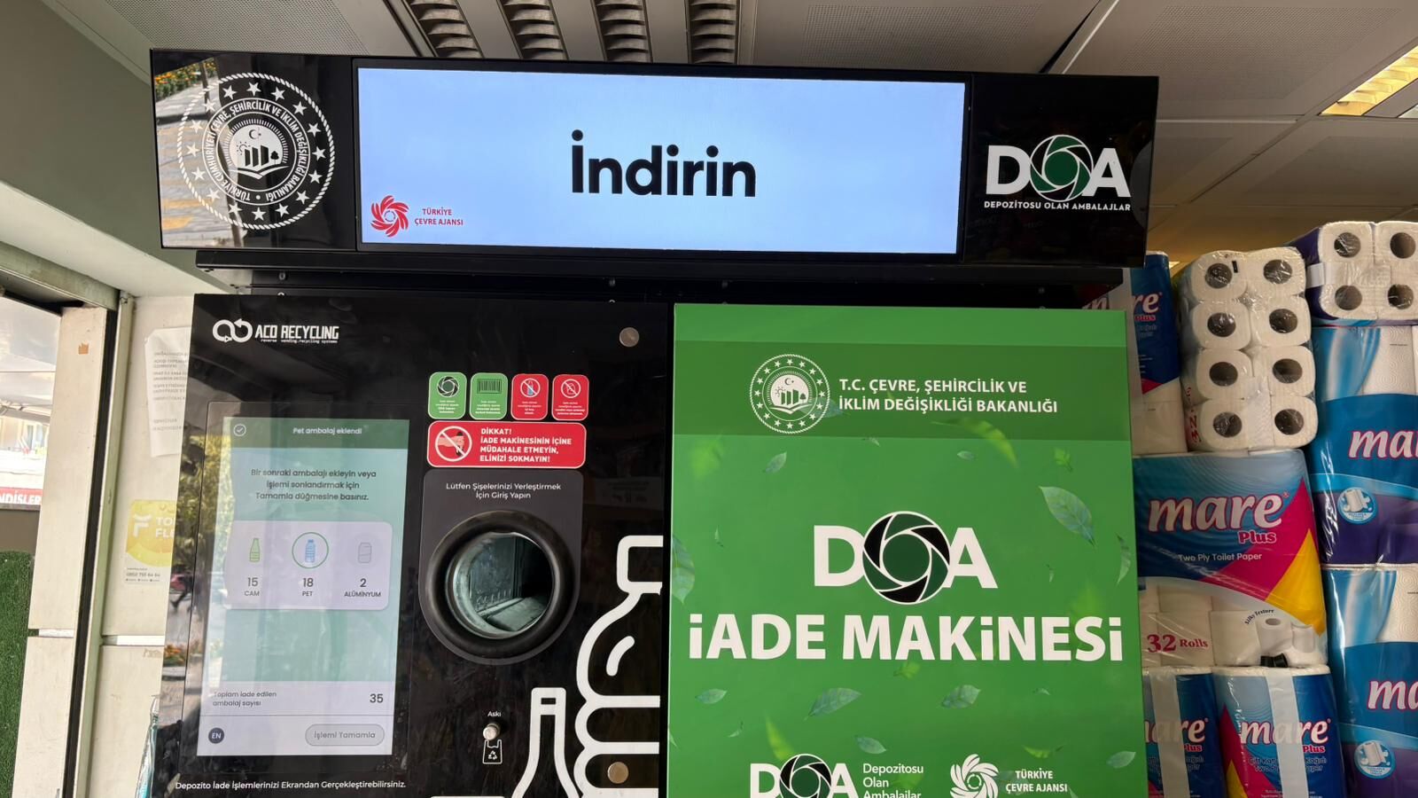 Girginler Marketler’den Çevre Dostu Adım! Depozito Teşvik Bedeli 1 Tl Oldu (1)-1