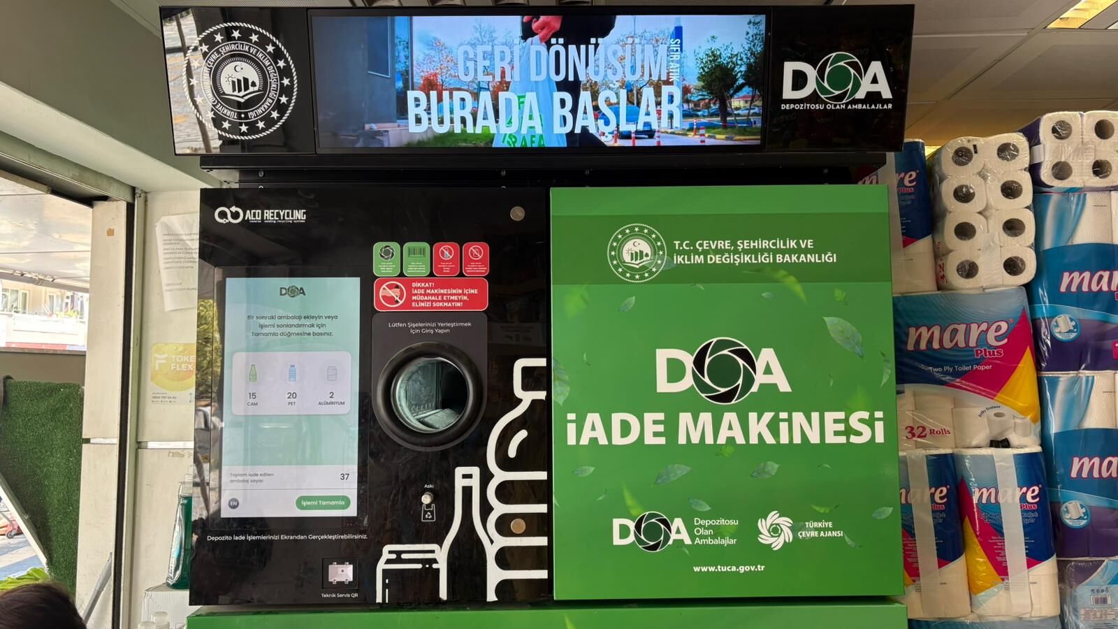 Girginler Marketler’den Çevre Dostu Adım! Depozito Teşvik Bedeli 1 Tl Oldu (3)