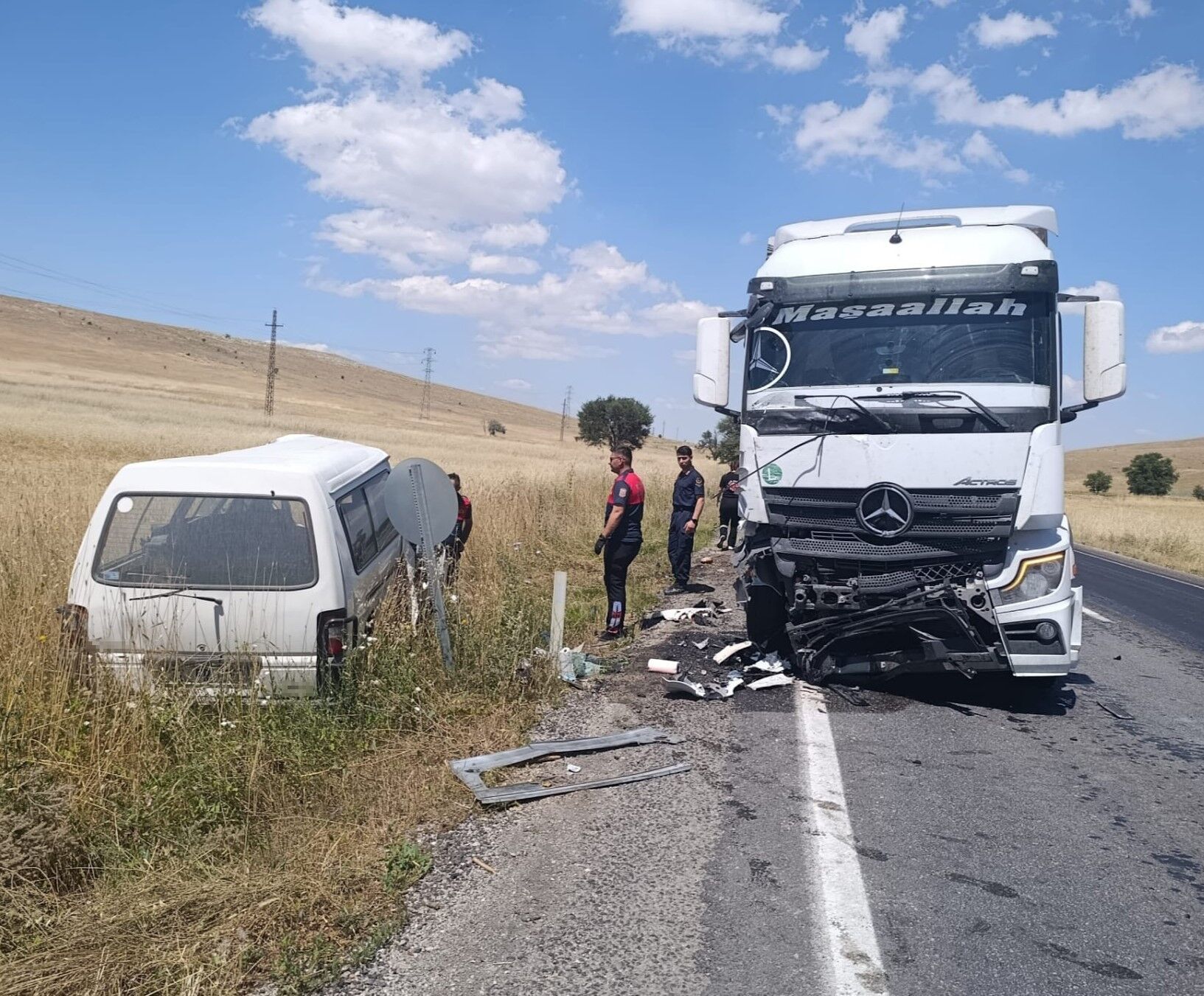 Karsisina Cikan Tir Sonu Oldu (2)