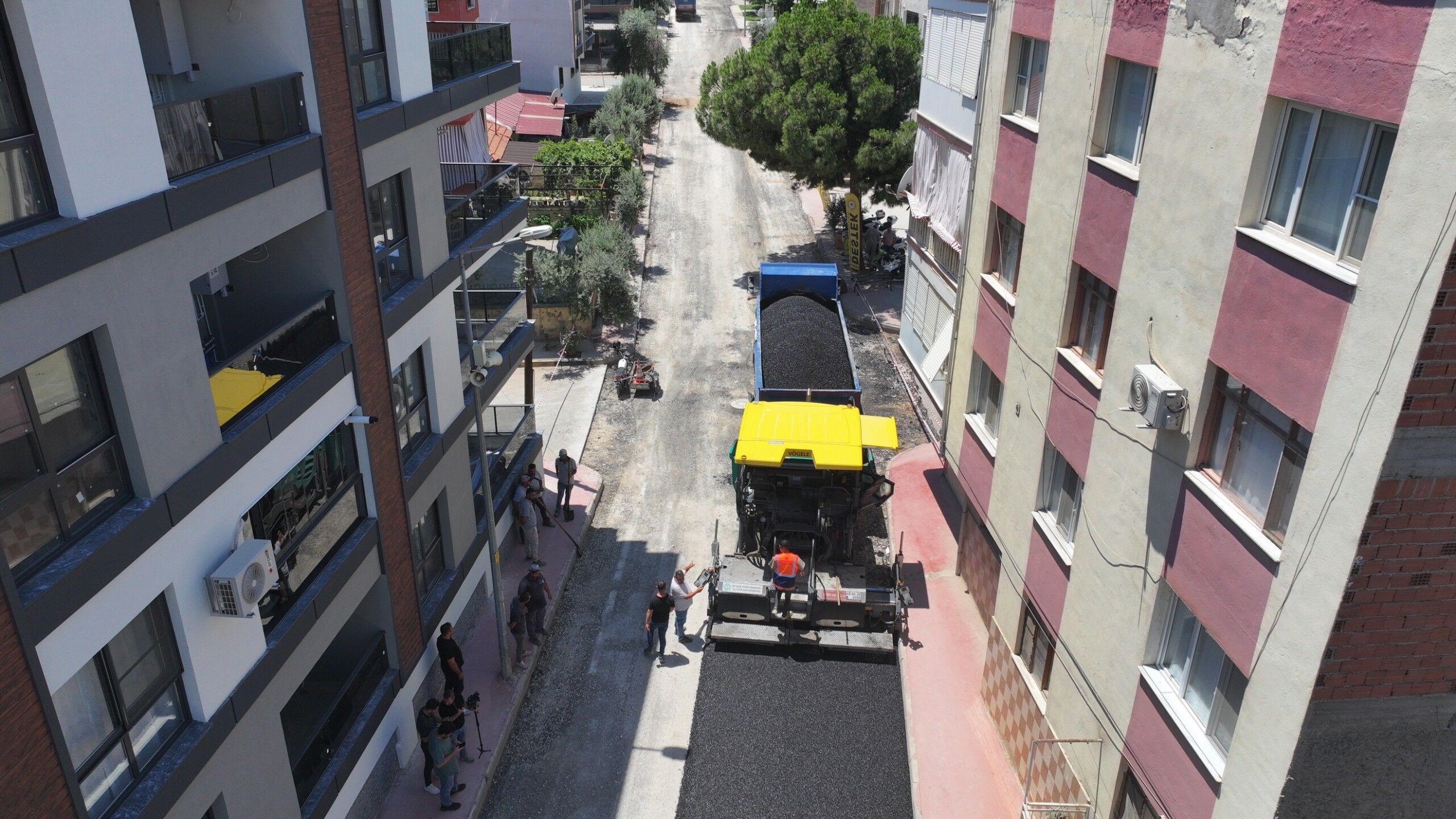 Maski Altyapiyi Yeniledi 3 Bin Tonluk Asfalt Calismasi Basladi (2)