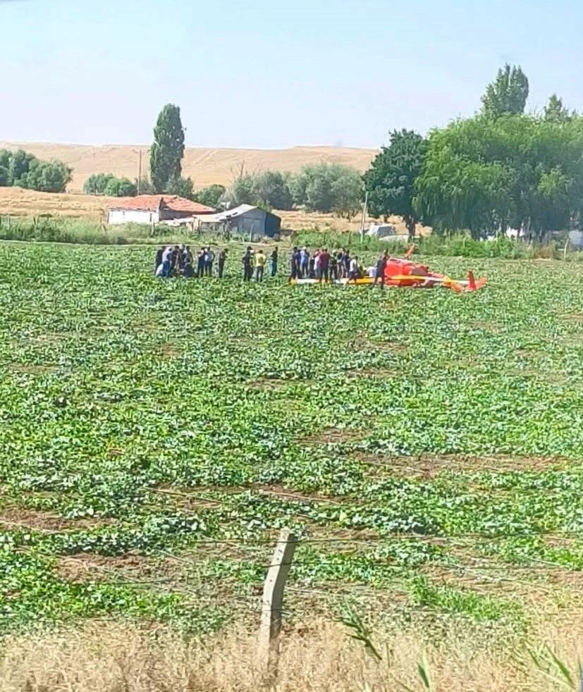 Son Dakika Ankarada Tusasa Ait Egitim Helikopteri Dustu 2 Personel Yaralandi (2)