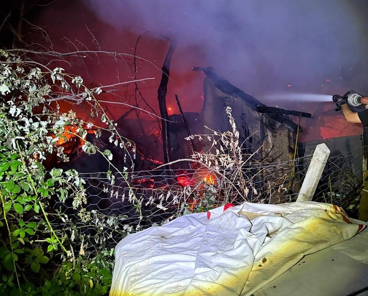 Tup Patladi Baraka Alevlere Teslim Oldu 60 Yasindaki Adam Kurtarilamadi (2)