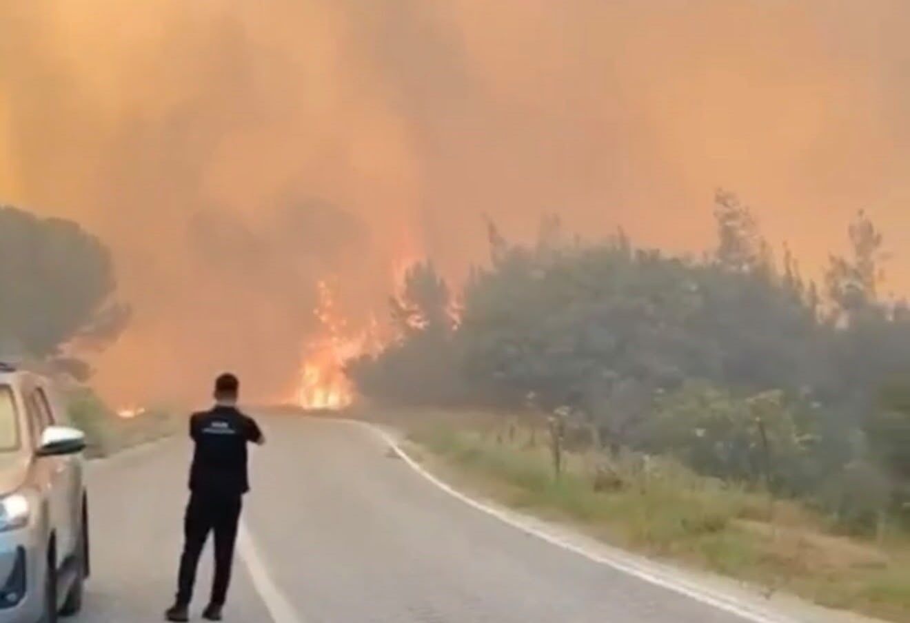 Gomec Ve Susurluktaki Yanginlarda Sevindiren Gelisme Yanginin Enerjisi Dustu (3)
