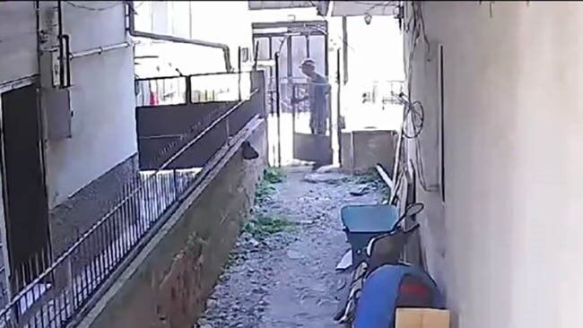 Gupegunduz Kapiyi Sokup El Arabasina Yukledi Hurdacinin Rahat Tavirlari Pes Dedirtti (3)